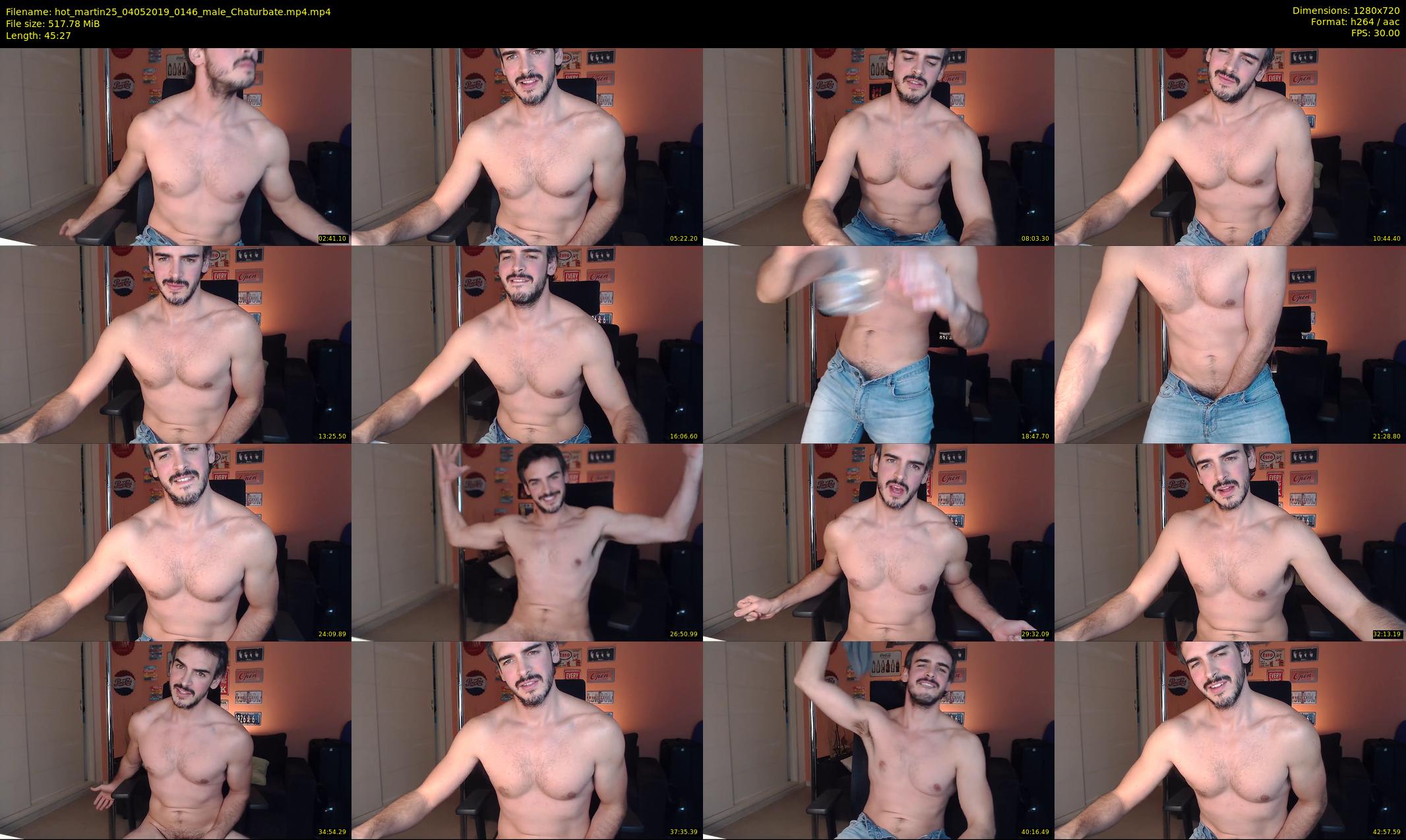 hot_martin25 — 46 minute Chaturbate male cam show recording, 720p, May 4, 2019