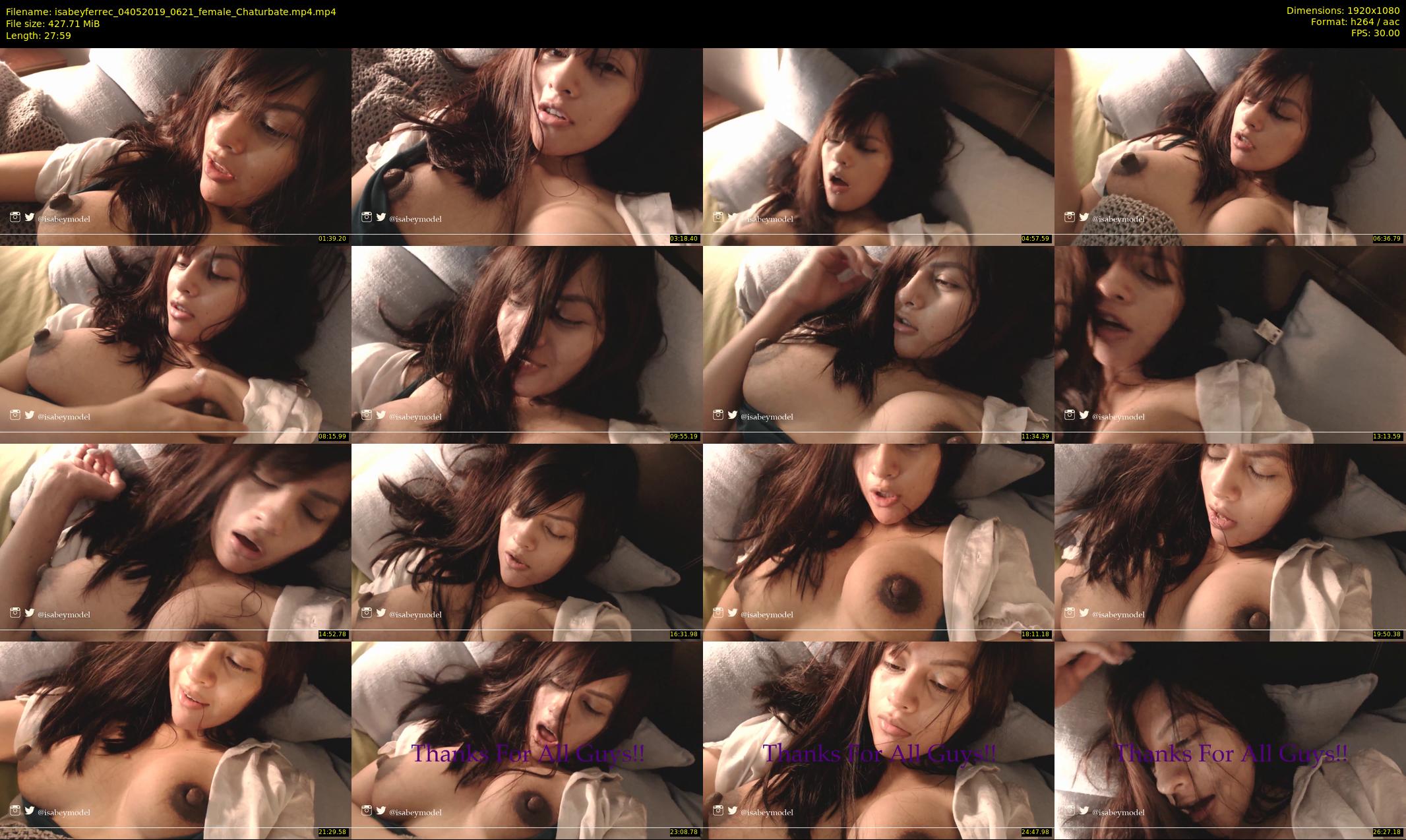 isabeyferrec — 28 minute Chaturbate female cam show recording, 1080p, May 4, 2019