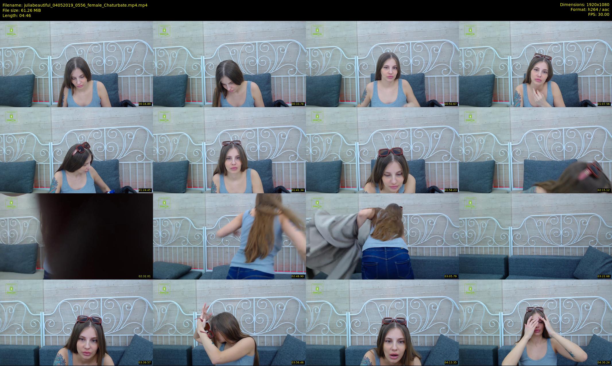 juliabeautiful — 5 minute Chaturbate female cam show recording, 1080p, May 4, 2019