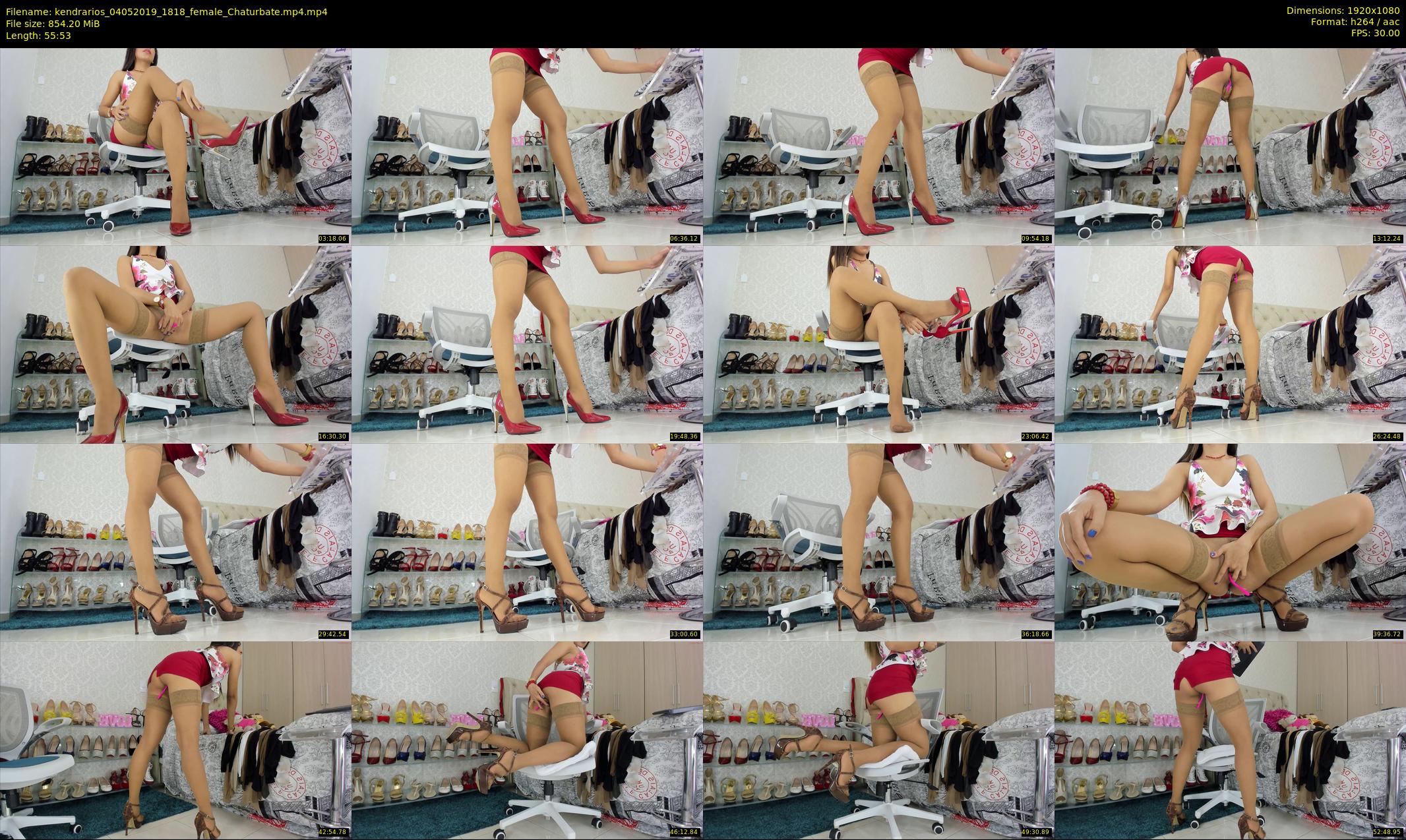 kendrarios — 56 minute Chaturbate female cam show recording, 1080p, May 4, 2019