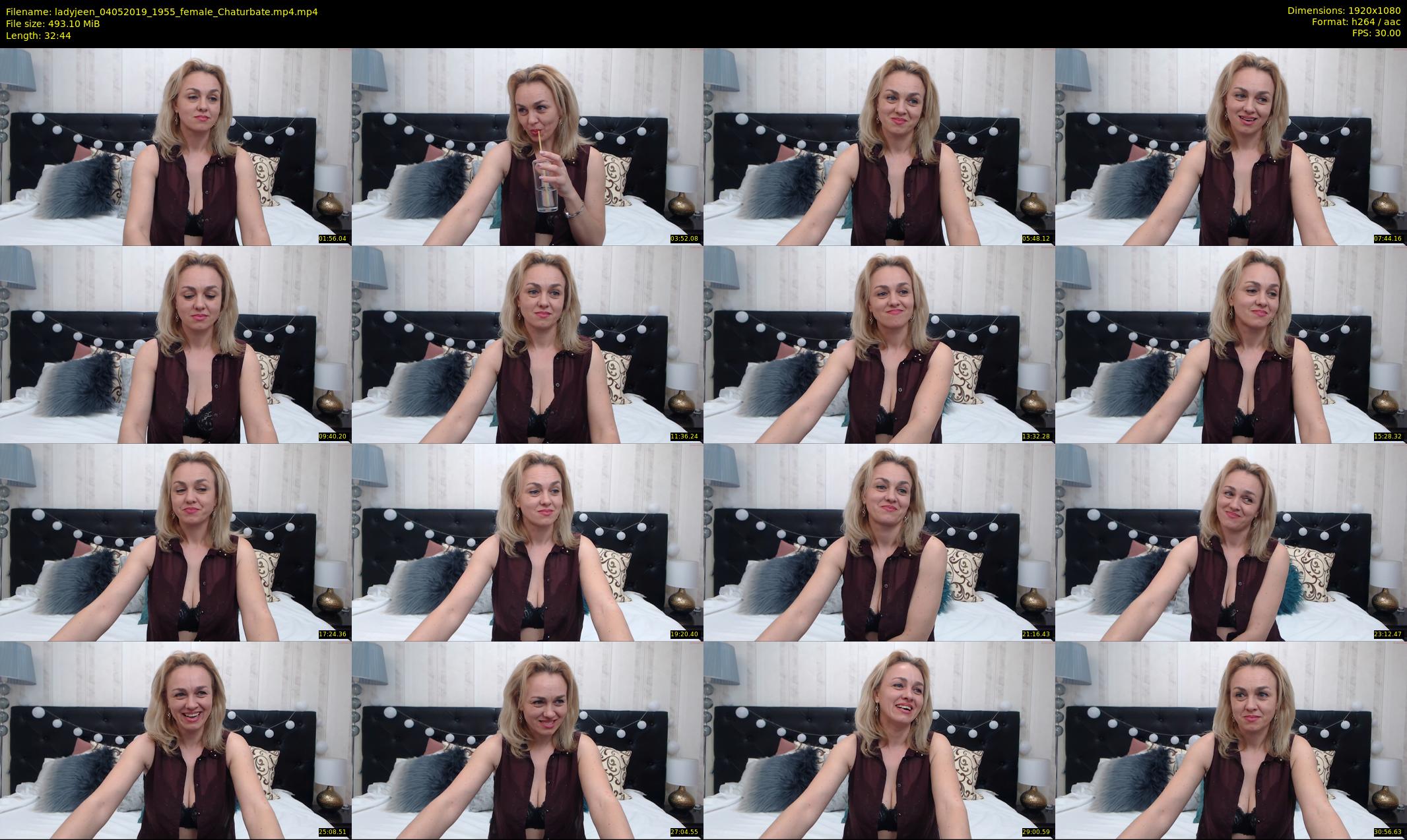 ladyjeen — 33 minute Chaturbate female cam show recording, 1080p, May 4, 2019