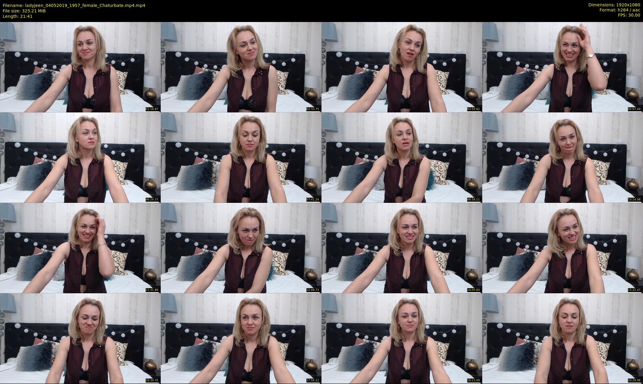 ladyjeen — 22 minute Chaturbate female cam show recording, 1080p, May 4, 2019