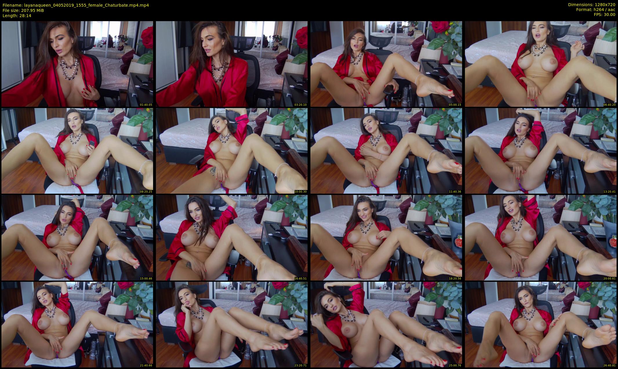 layanaqueen — 29 minute Chaturbate female cam show recording, 720p, May 4, 2019