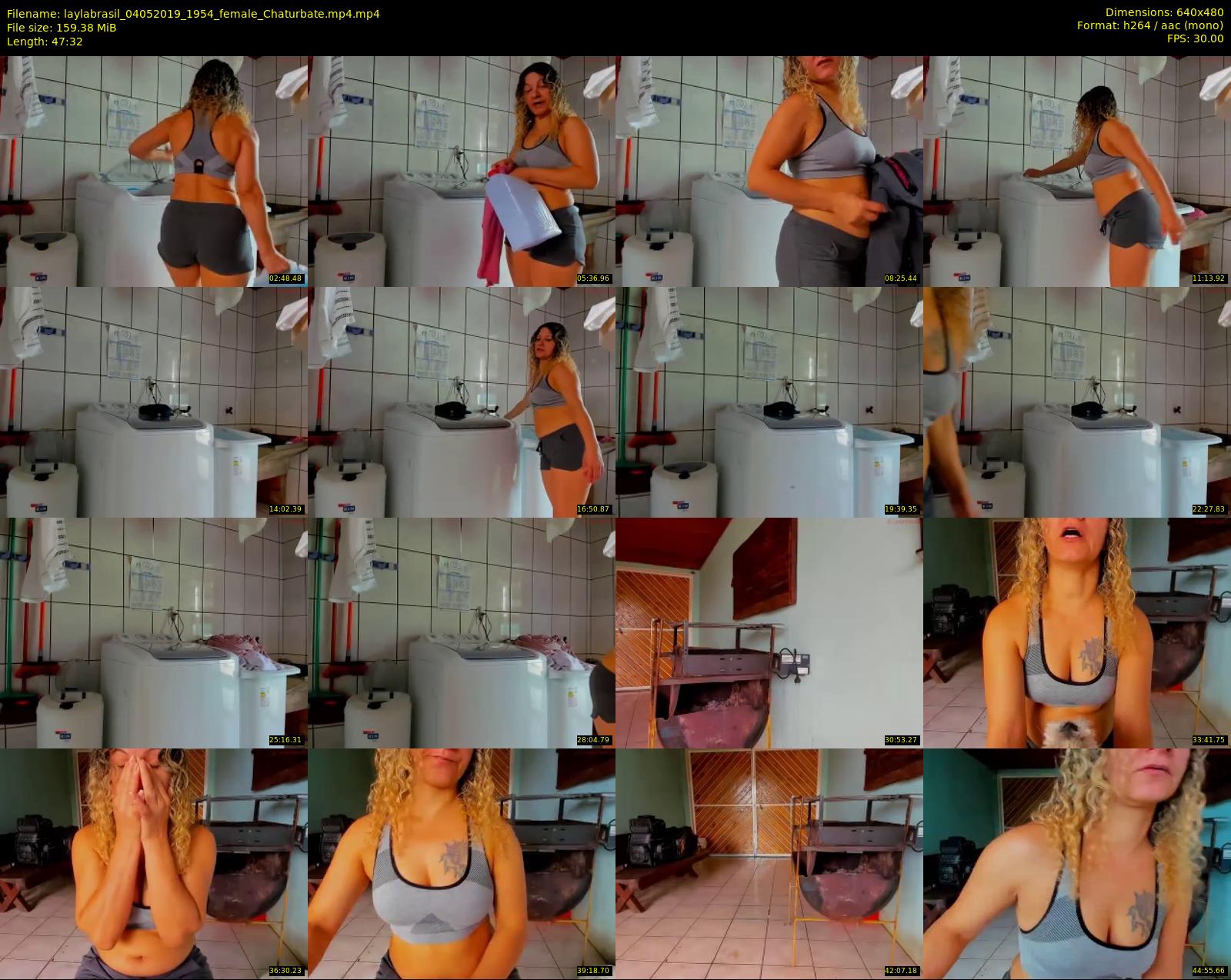 laylabrasil — 48 minute Chaturbate female cam show recording, 480p, May 4, 2019