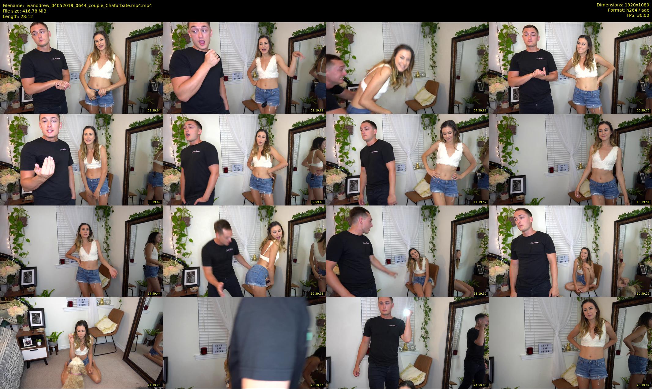 livanddrew — 29 minute Chaturbate couple cam show recording, 1080p, May 4, 2019