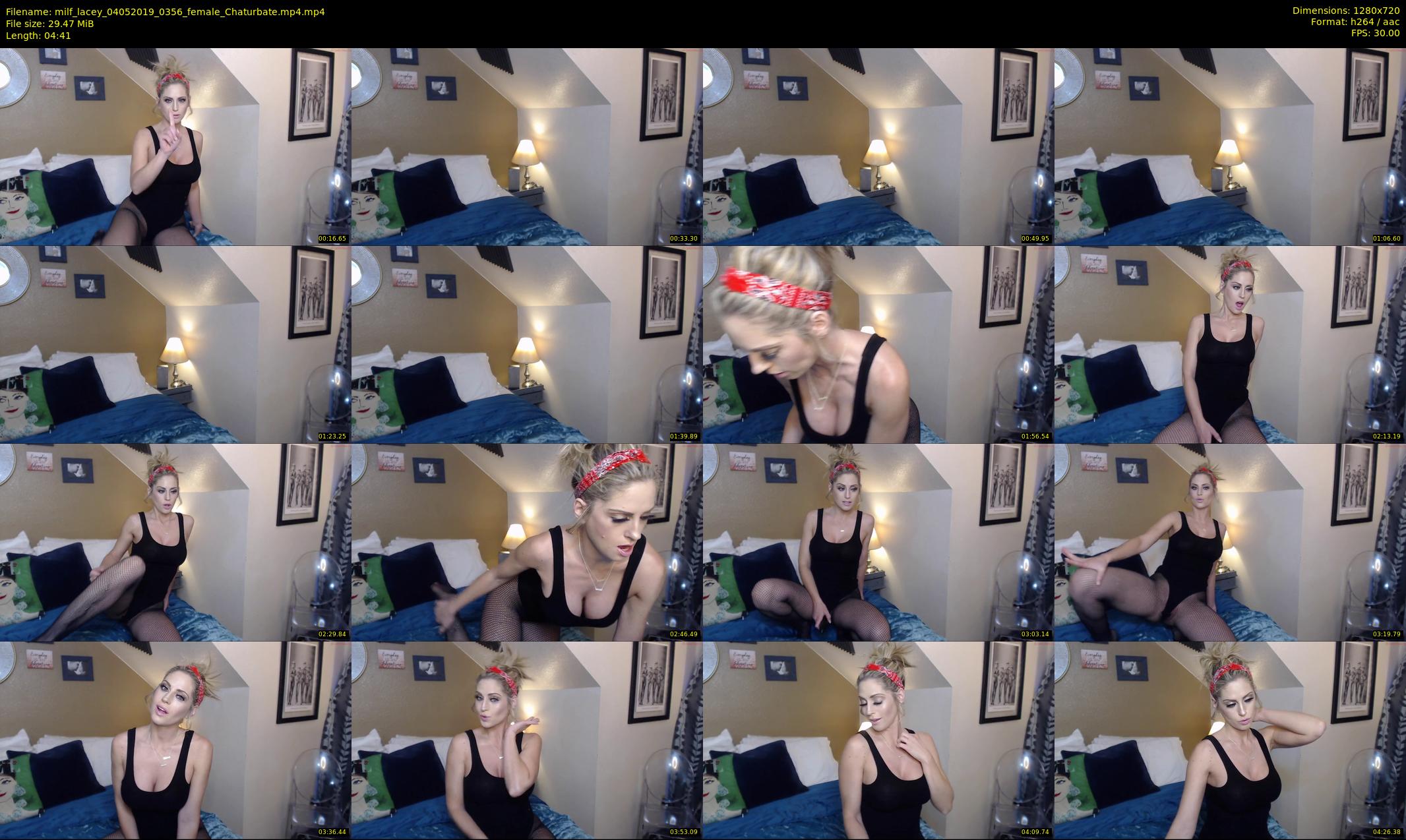 milf_lacey — 5 minute Chaturbate female cam show recording, 720p, May 4, 2019