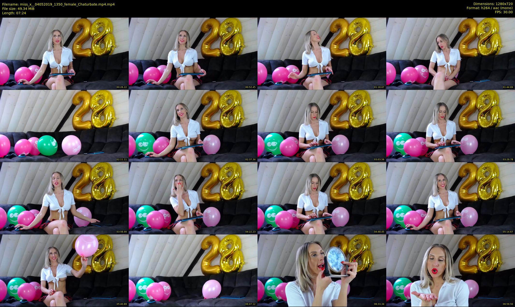 miss_x_ — 8 minute Chaturbate female cam show recording, 720p, May 4, 2019