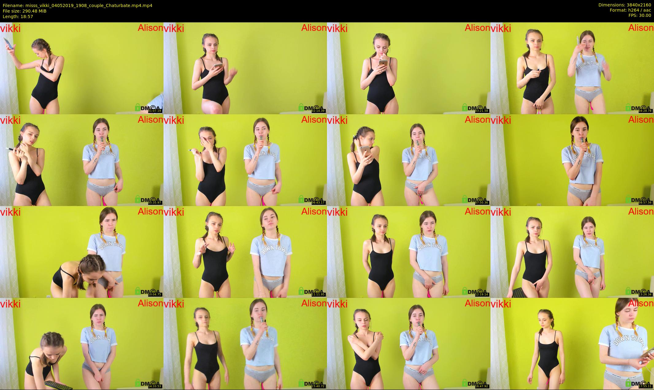 misss_vikki — 19 minute Chaturbate female cam show recording, 4K, May 4, 2019