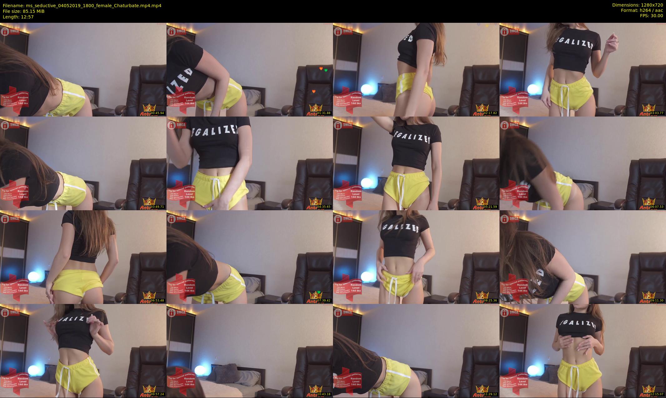 ms_seductive — 13 minute Chaturbate female cam show recording, 720p, May 4, 2019
