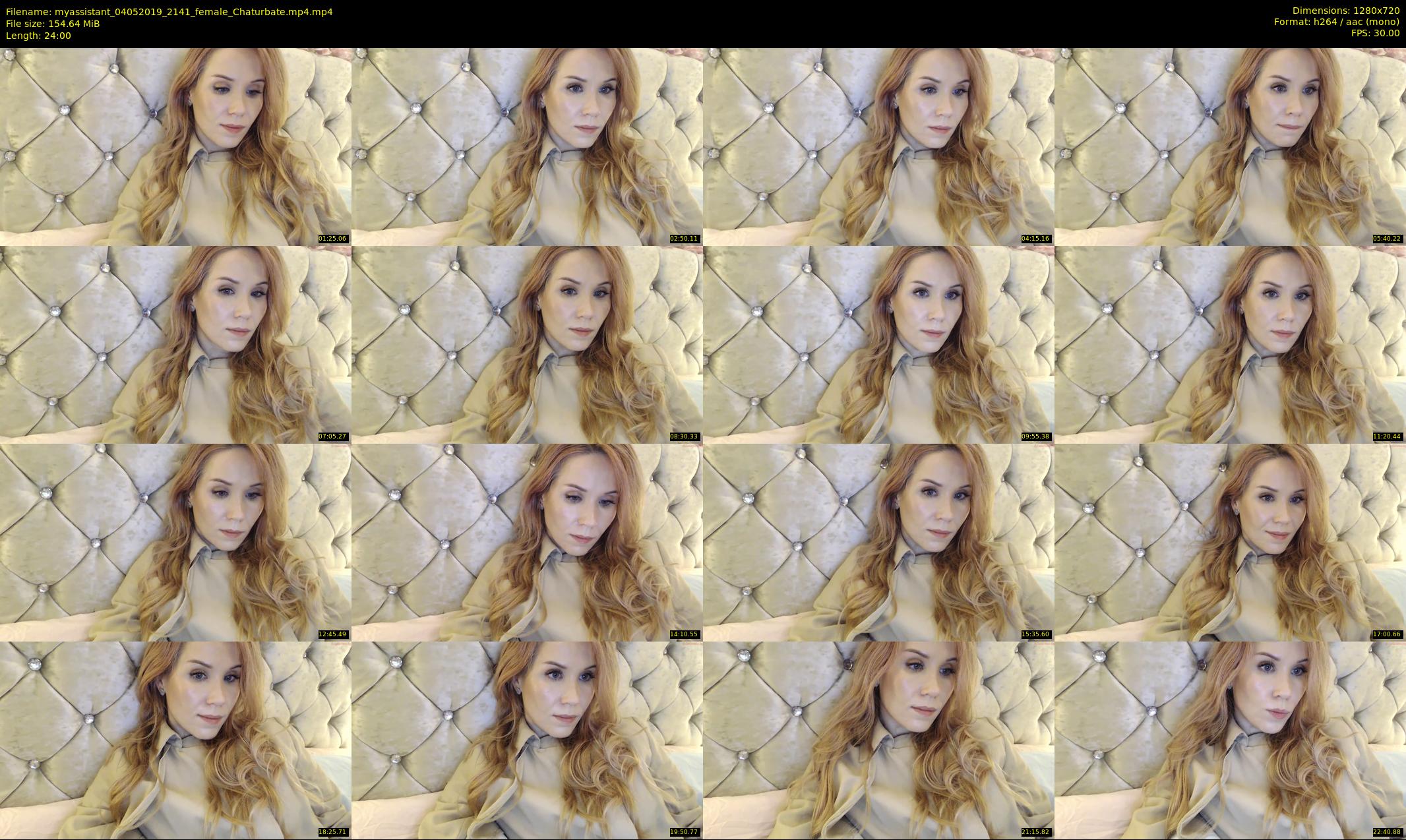 myassistant — 24 minute Chaturbate female cam show recording, 720p, May 4, 2019