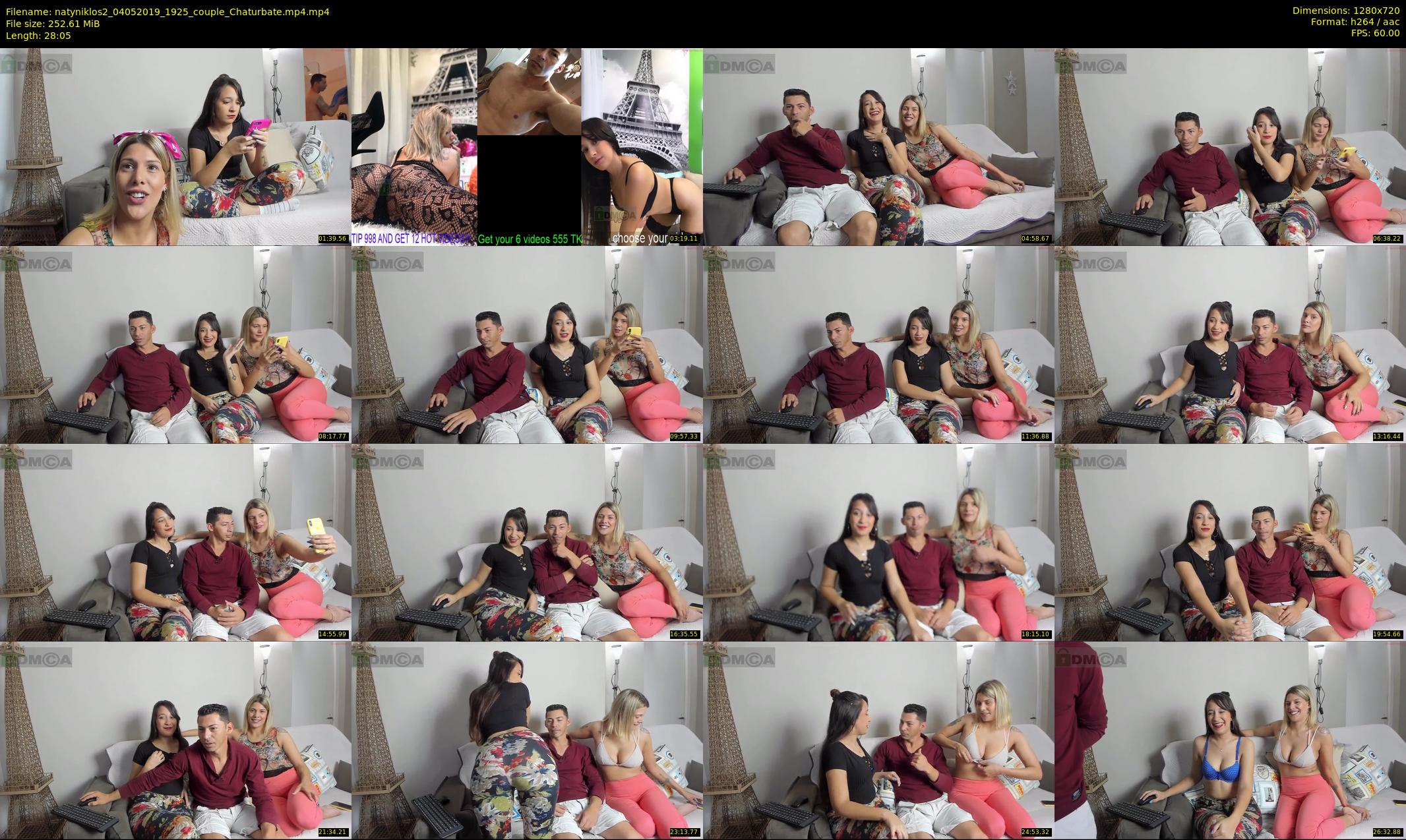 natyniklos2 — 29 minute Chaturbate couple cam show recording, 720p, May 4, 2019