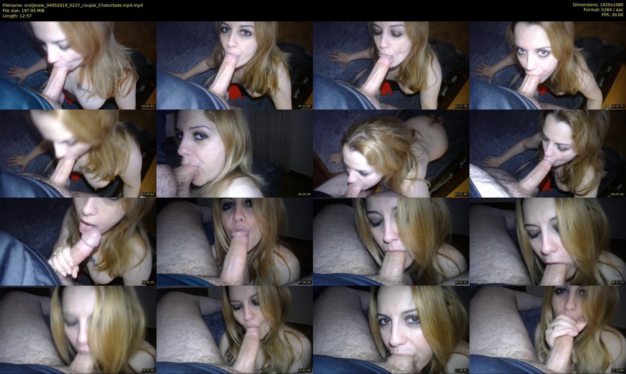 oraljessie — 13 minute Chaturbate couple cam show recording, 1080p, May 4, 2019