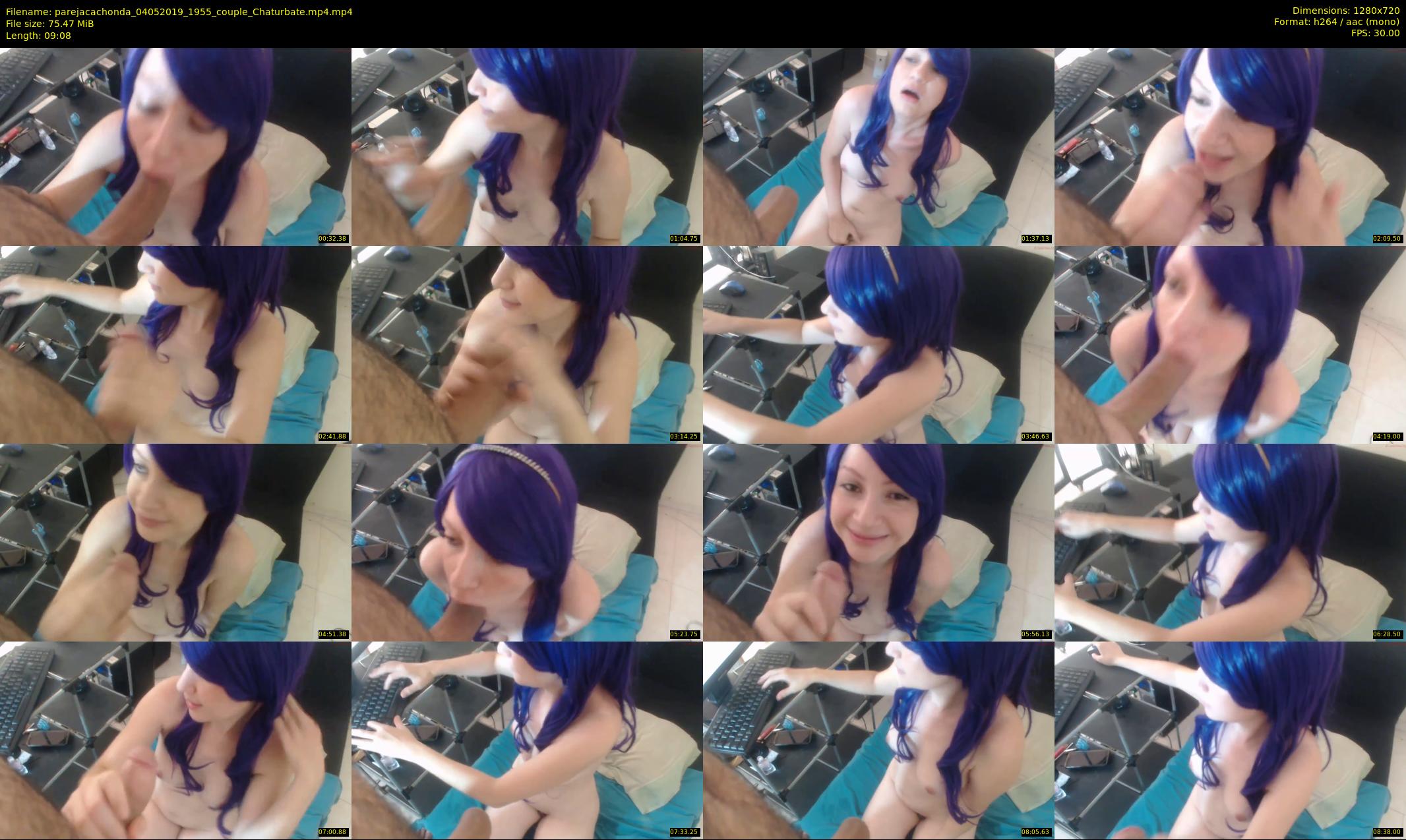 parejacachonda — 10 minute Chaturbate couple cam show recording, 720p, May 4, 2019