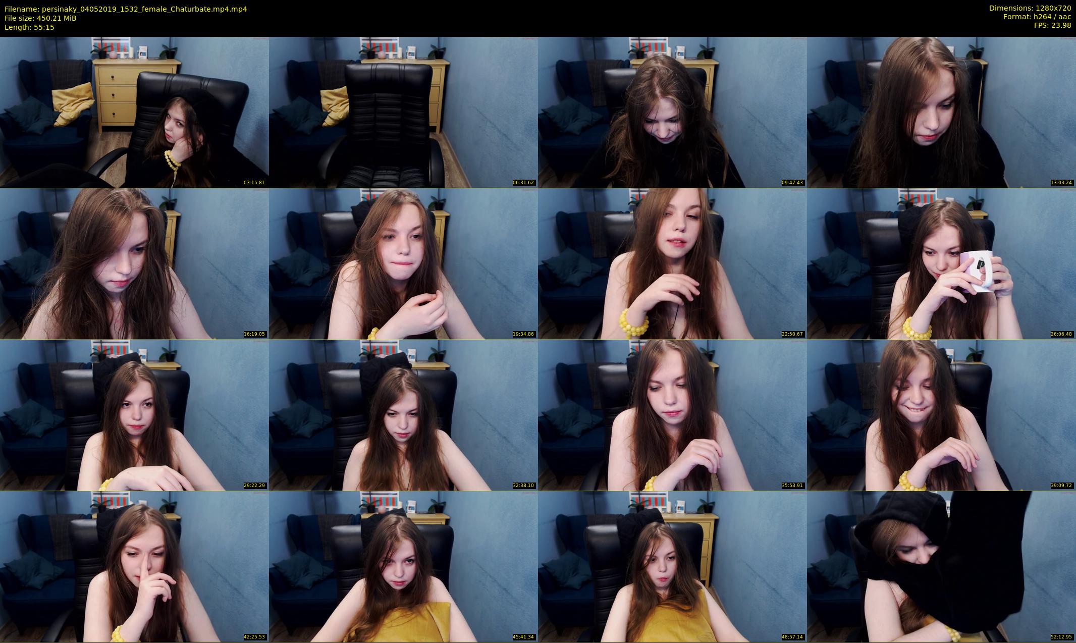 persinaky — 56 minute Chaturbate female cam show recording, 720p, May 4, 2019