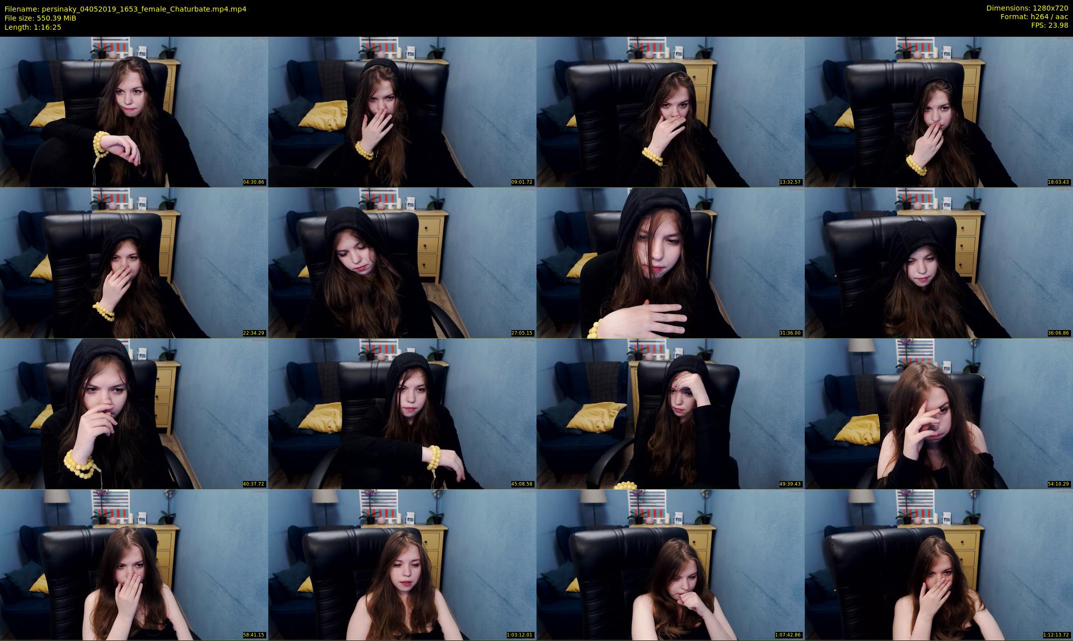 persinaky — 77 minute Chaturbate female cam show recording, 720p, May 4, 2019