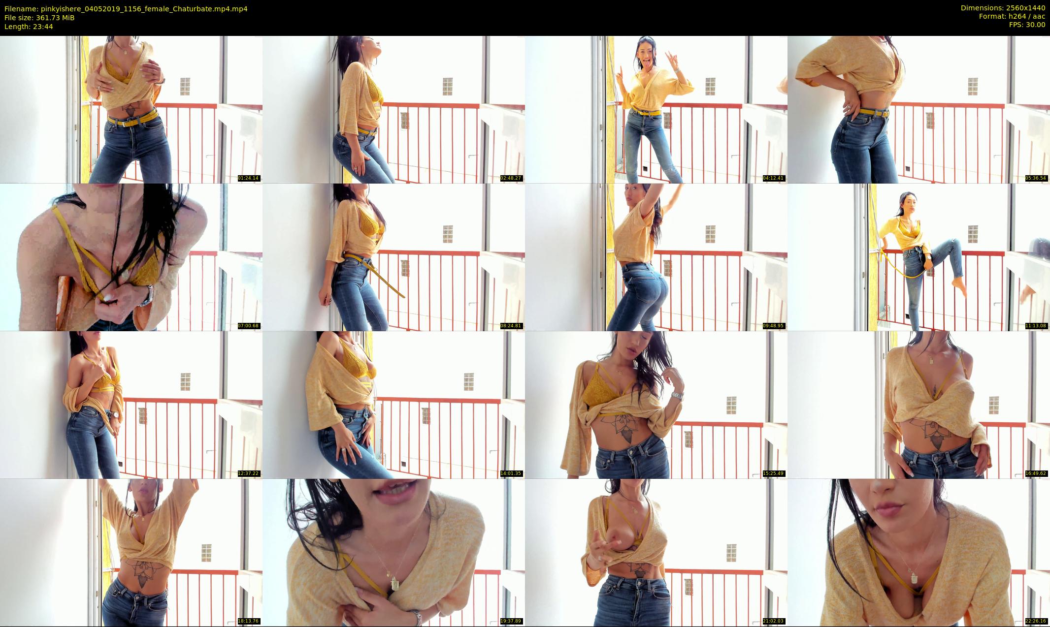 pinkyishere — 24 minute Chaturbate female cam show recording, 1080p, May 4, 2019