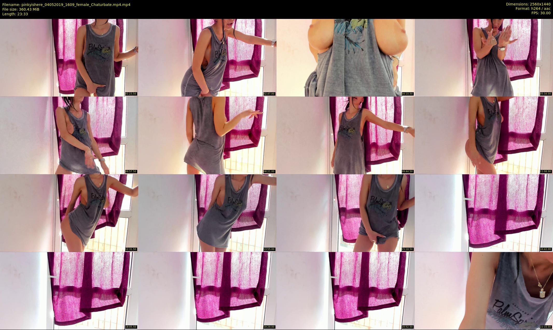 pinkyishere — 24 minute Chaturbate female cam show recording, 1080p, May 4, 2019