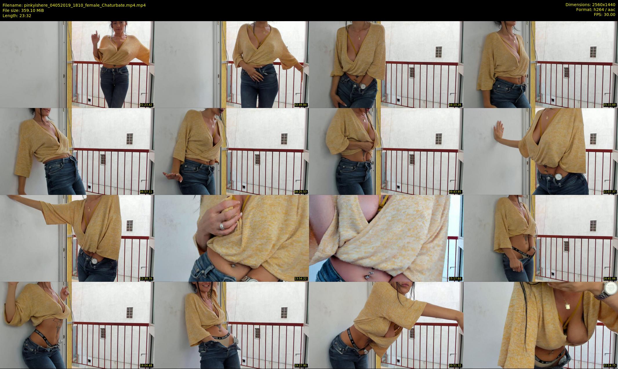 pinkyishere — 24 minute Chaturbate female cam show recording, 1080p, May 4, 2019