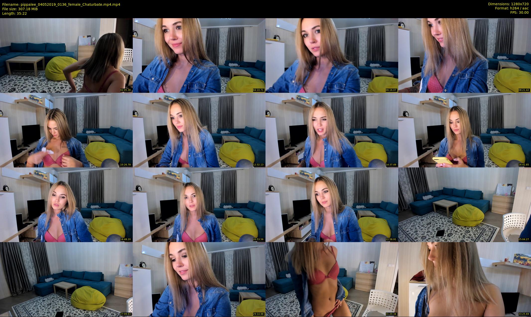 pippalee — 36 minute Chaturbate female cam show recording, 720p, May 4, 2019
