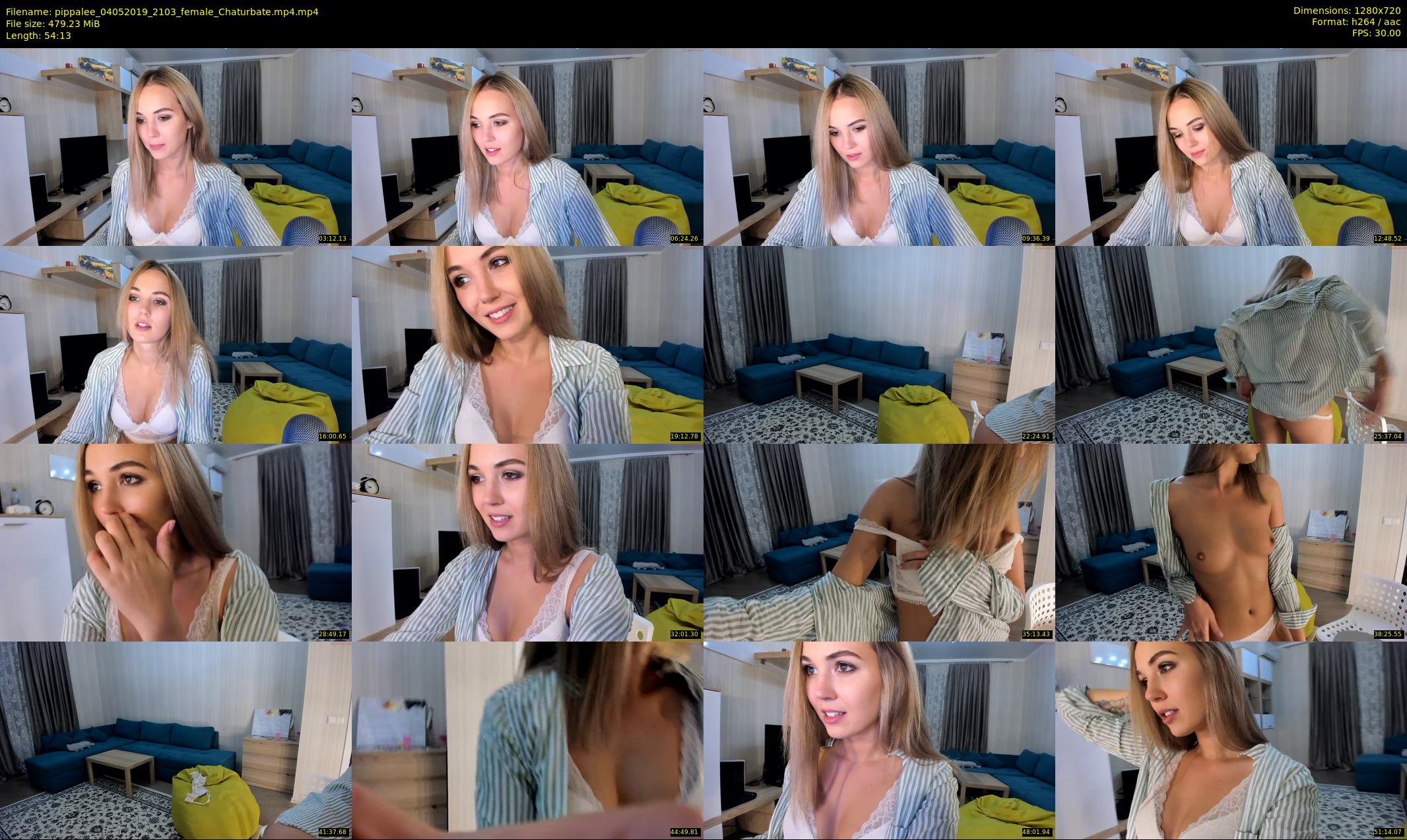 pippalee — 55 minute Chaturbate female cam show recording, 720p, May 4, 2019