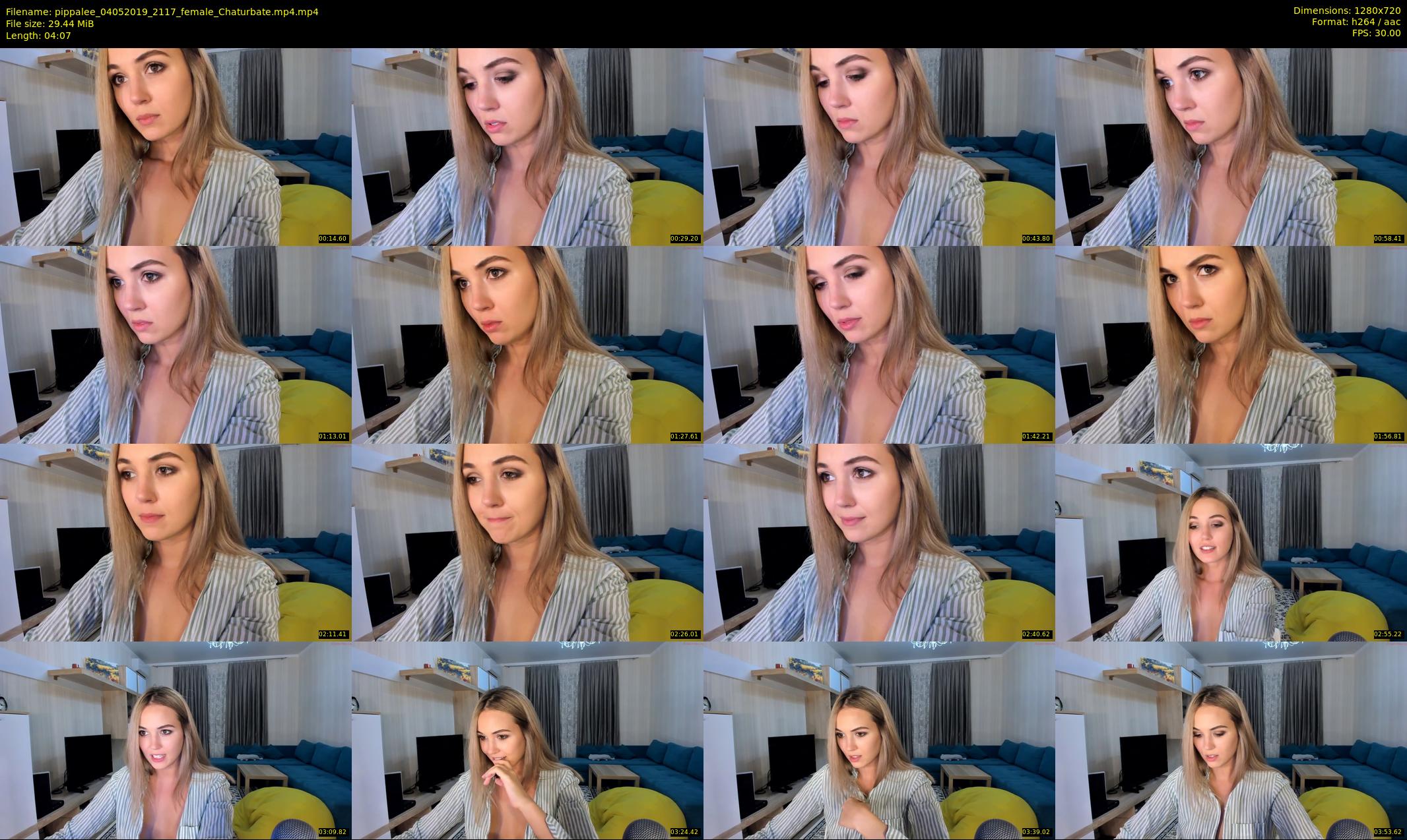 pippalee — 5 minute Chaturbate female cam show recording, 720p, May 4, 2019