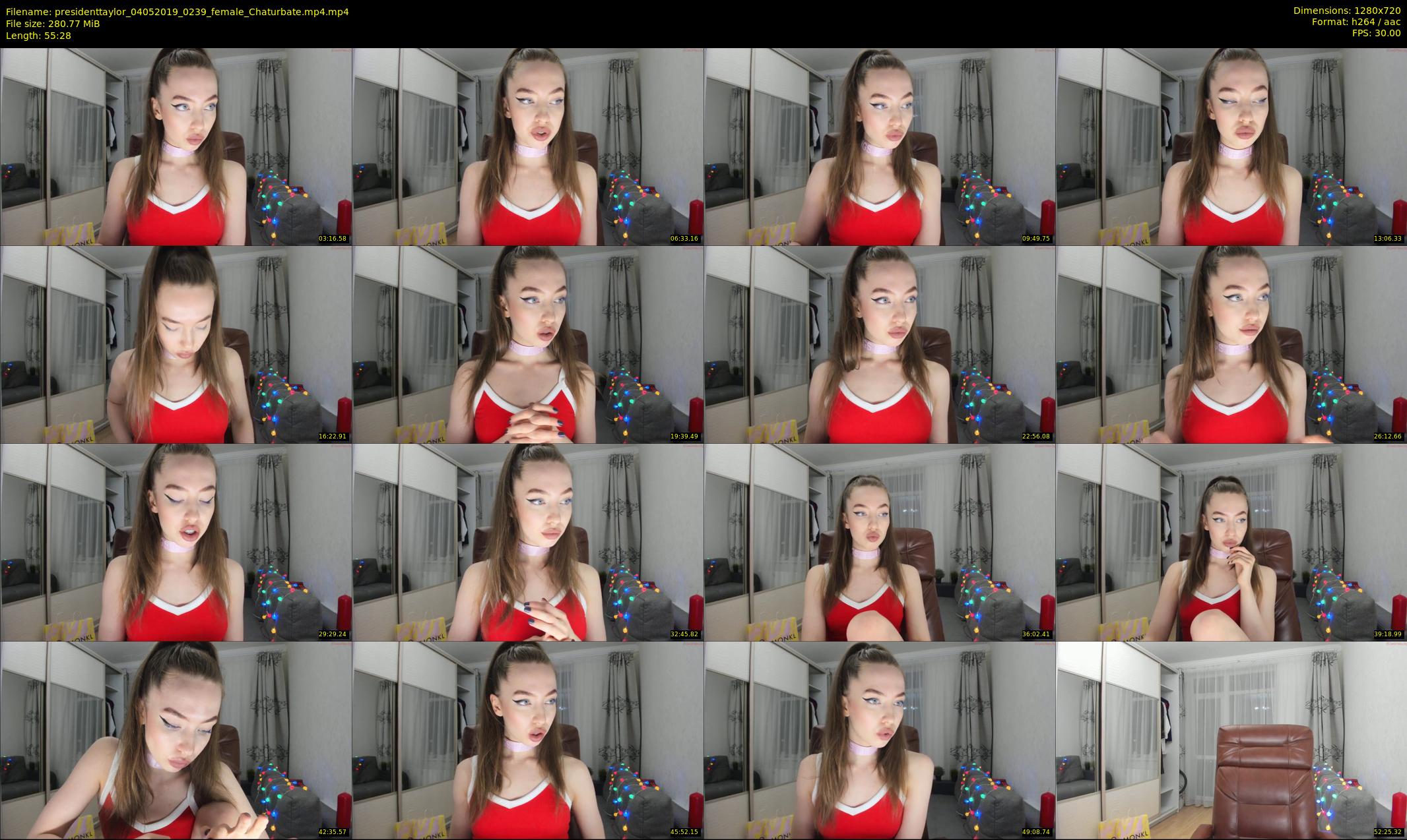 presidenttaylor — 56 minute Chaturbate female cam show recording, 720p, May 4, 2019