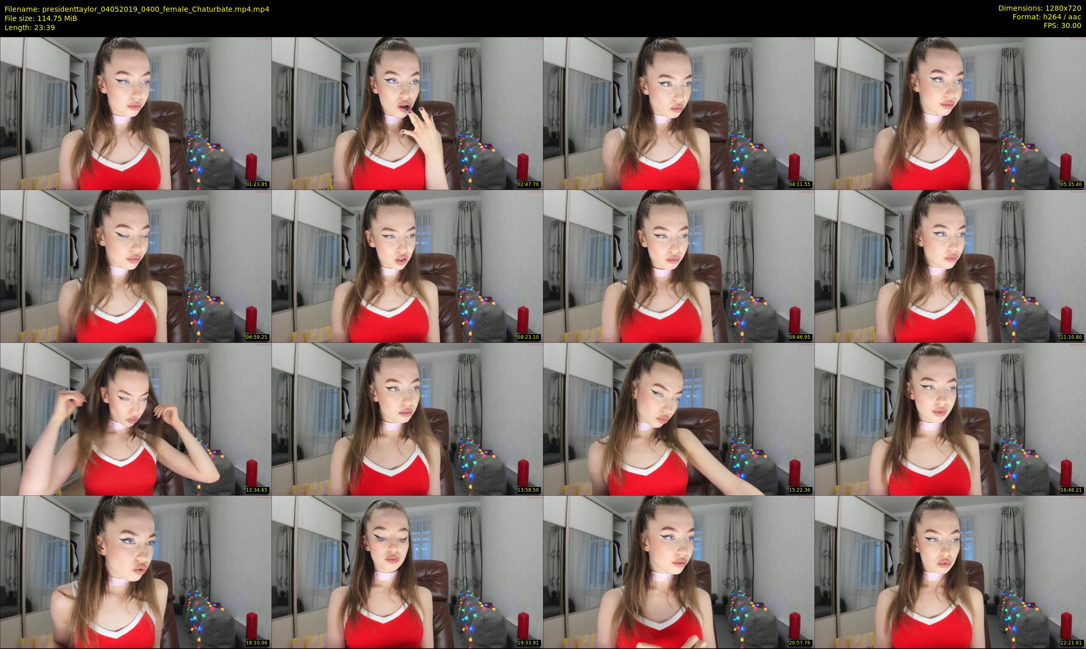 presidenttaylor — 24 minute Chaturbate female cam show recording, 720p, May 4, 2019
