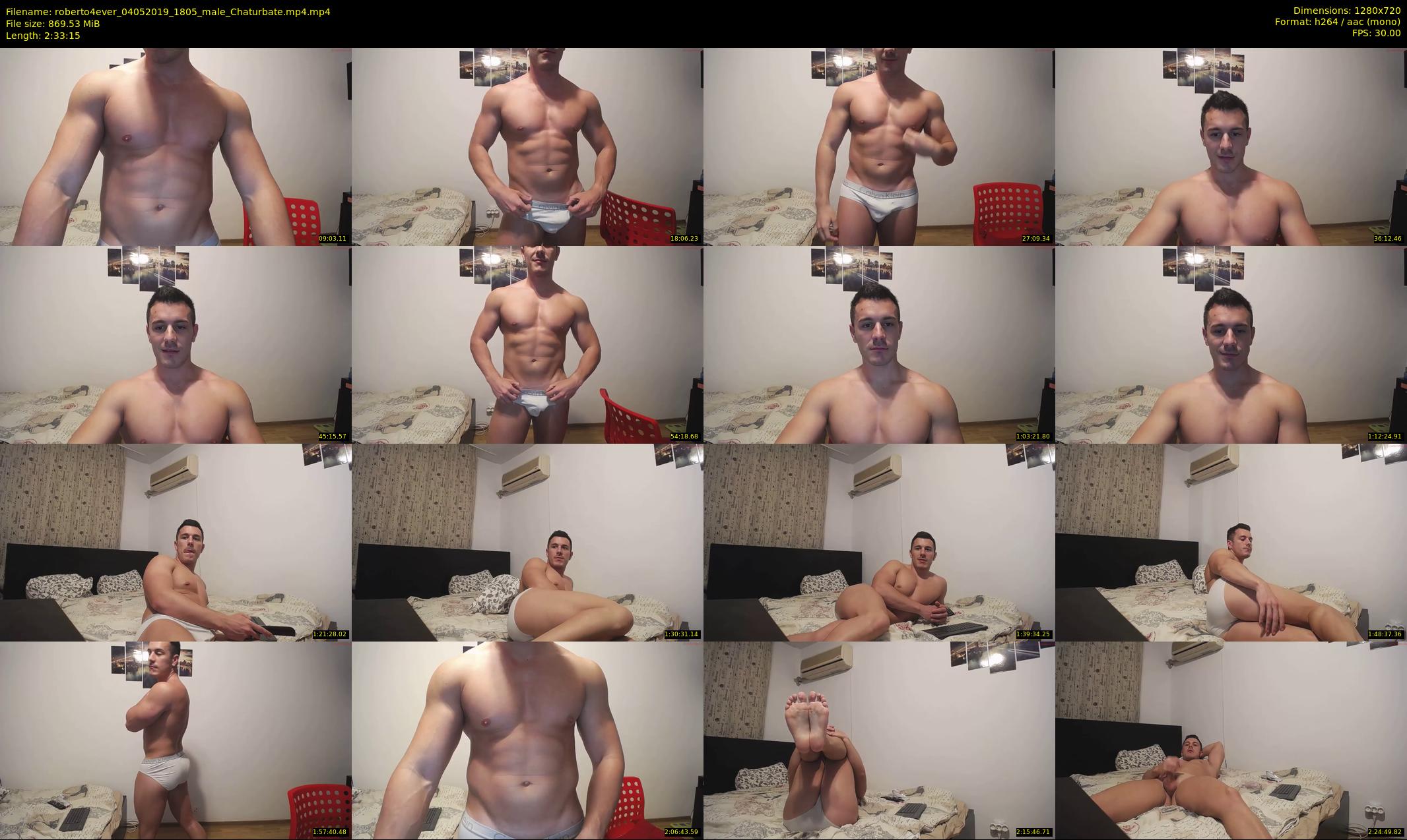 roberto4ever — 154 minute Chaturbate male cam show recording, 720p, May 4, 2019
