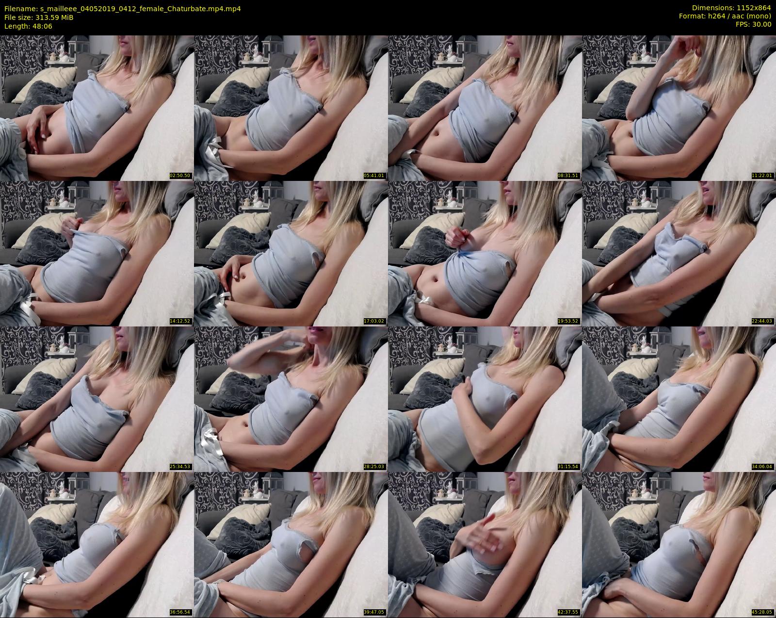 s_mailleee — 49 minute Chaturbate female cam show recording, 720p, May 4, 2019
