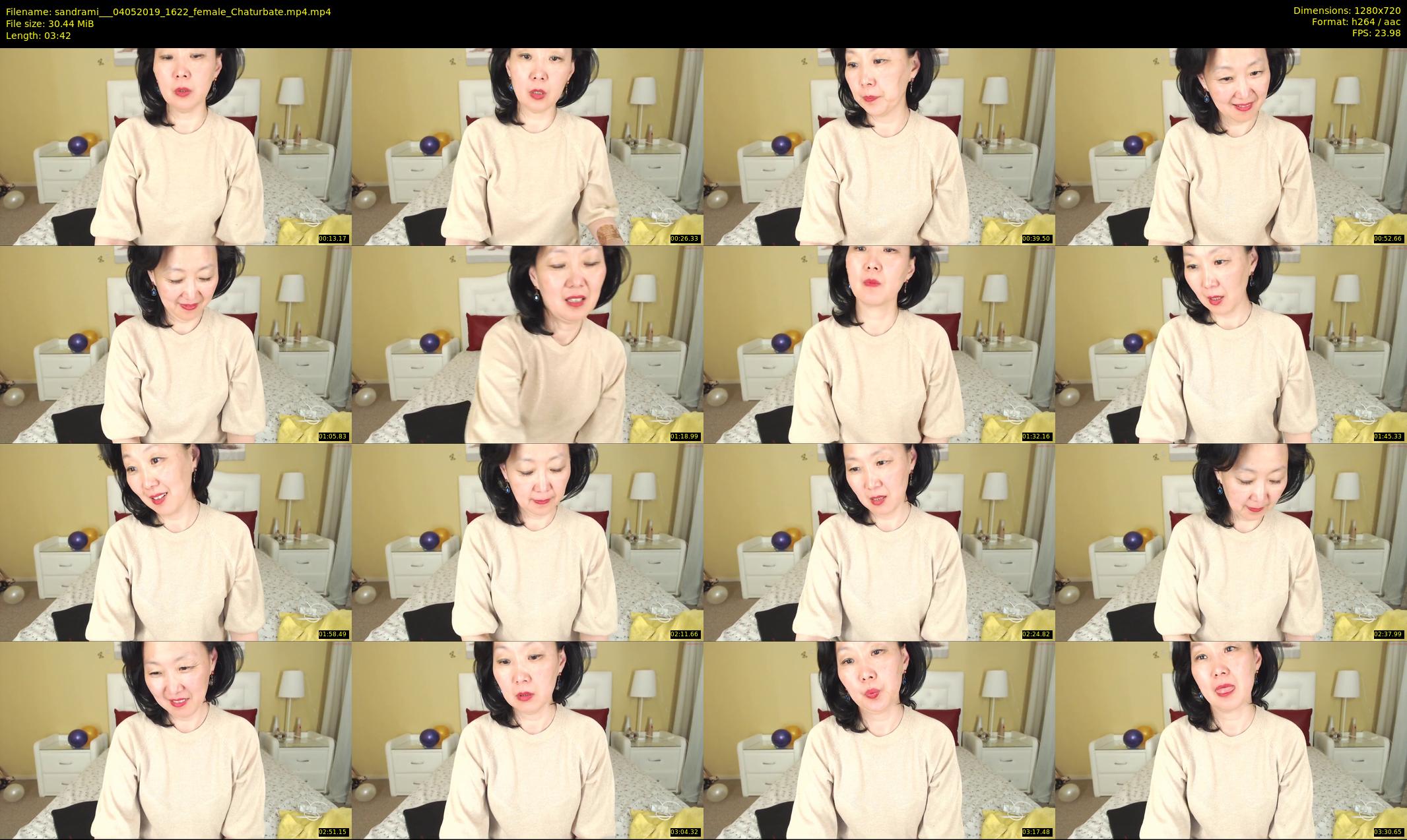 sandrami__ — 4 minute Chaturbate female cam show recording, 720p, May 4, 2019