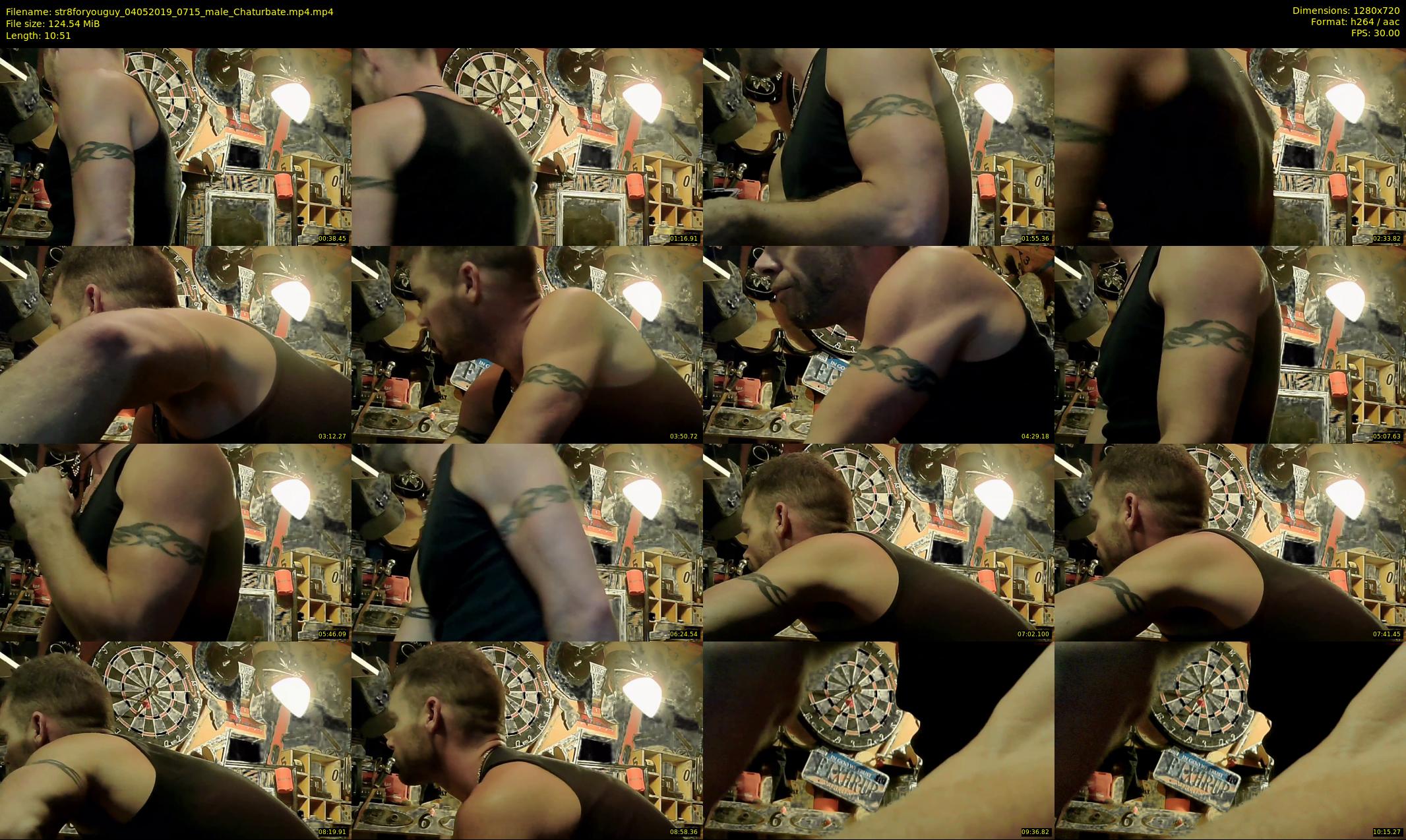 str8foryouguy — 11 minute Chaturbate male cam show recording, 720p, May 4, 2019