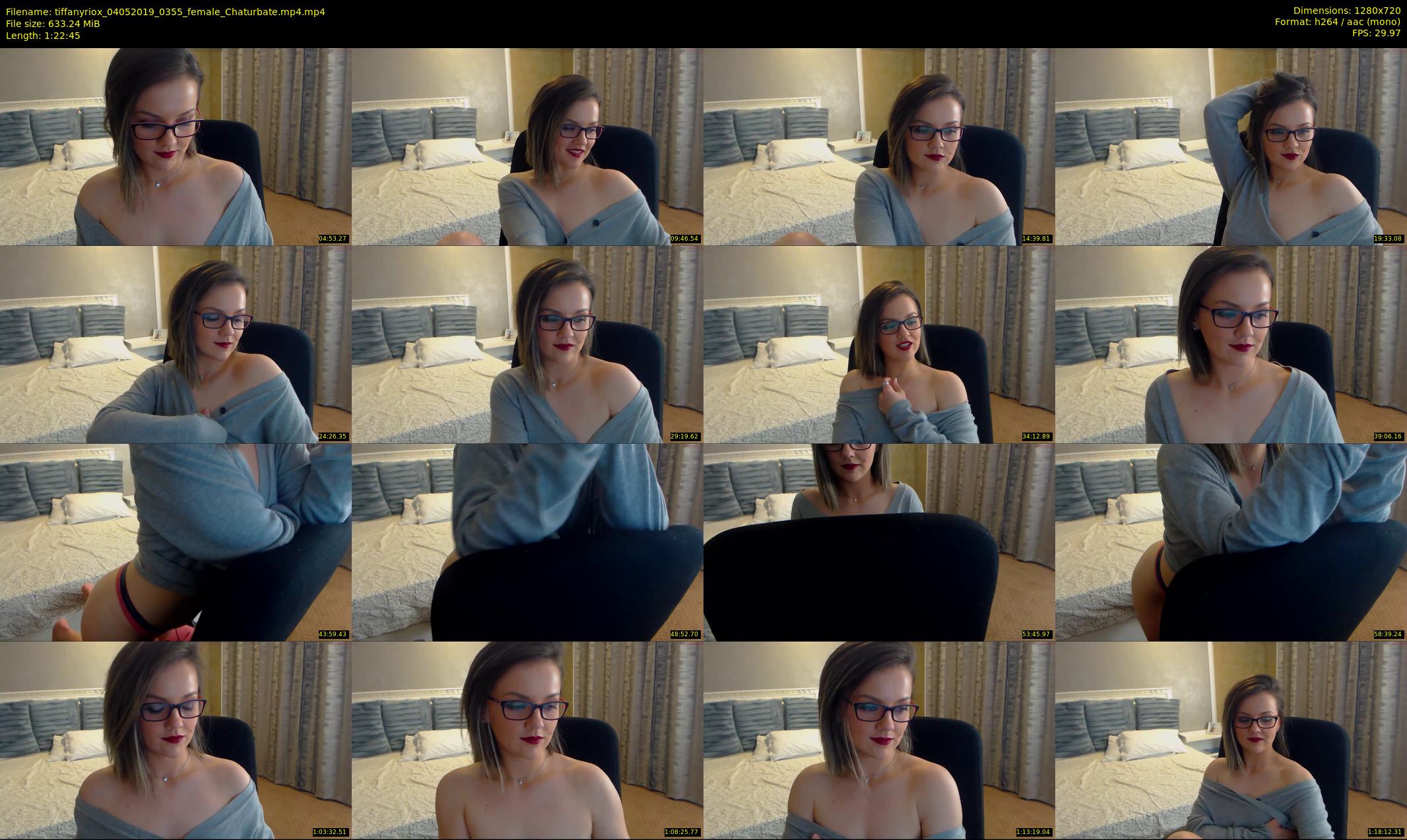 tiffanyriox — 83 minute Chaturbate female cam show recording, 720p, May 4, 2019