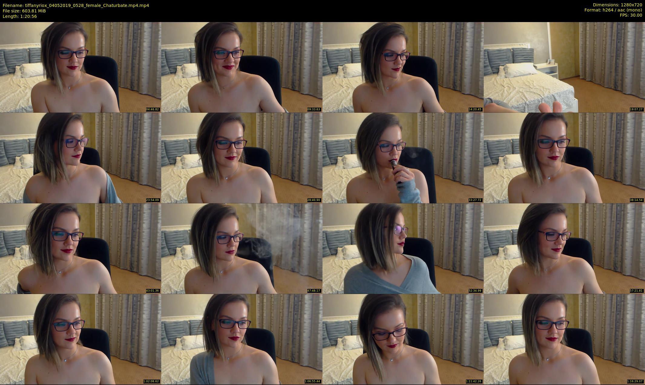 tiffanyriox — 81 minute Chaturbate female cam show recording, 720p, May 4, 2019