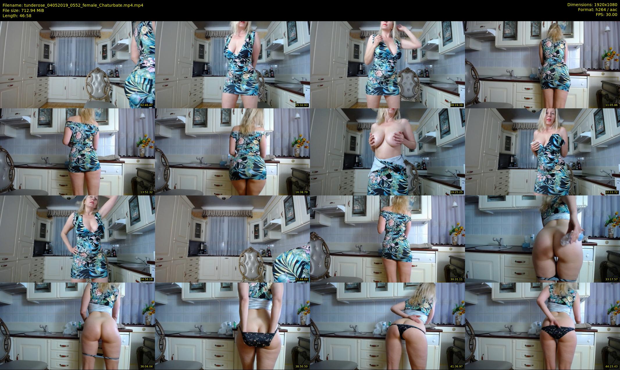 tunderose — 47 minute Chaturbate female cam show recording, 1080p, May 4, 2019