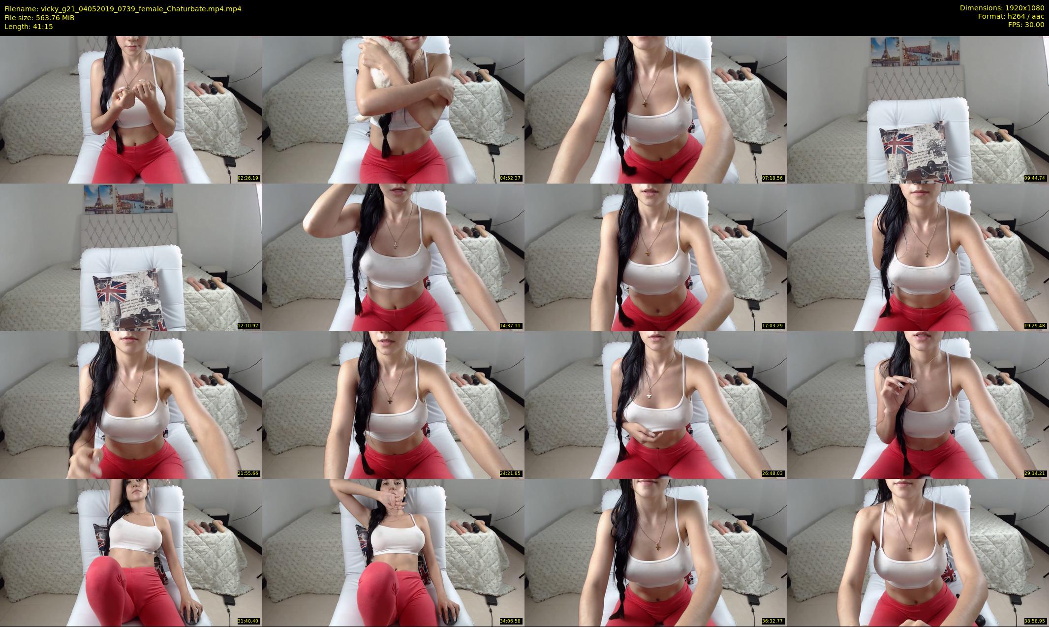 vicky_g21 — 42 minute Chaturbate female cam show recording, 1080p, May 4, 2019
