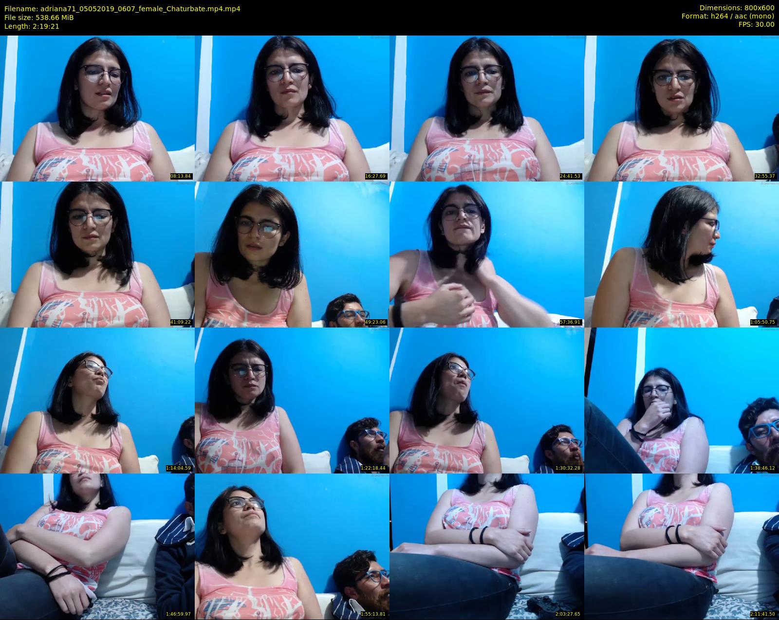 adriana71 — 140 minute Chaturbate couple cam show recording, 480p, May 5, 2019