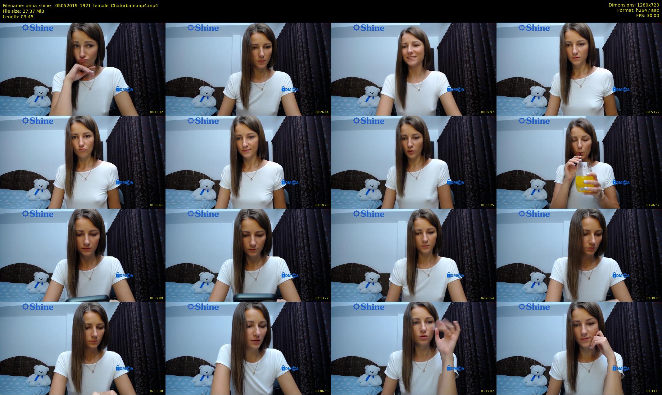 anna_shine_ — 4 minute Chaturbate female cam show recording, 720p, May 5, 2019