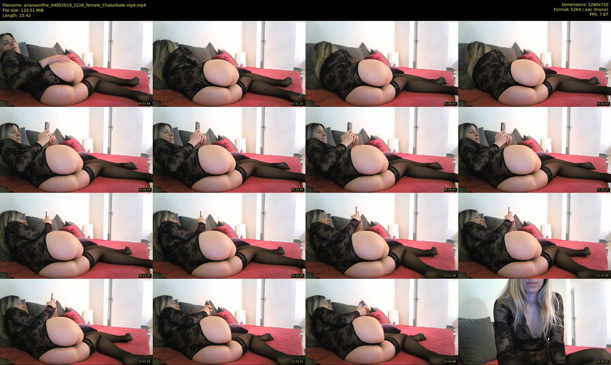 arianaonfire — 16 minute Chaturbate couple cam show recording, 720p, May 4, 2019
