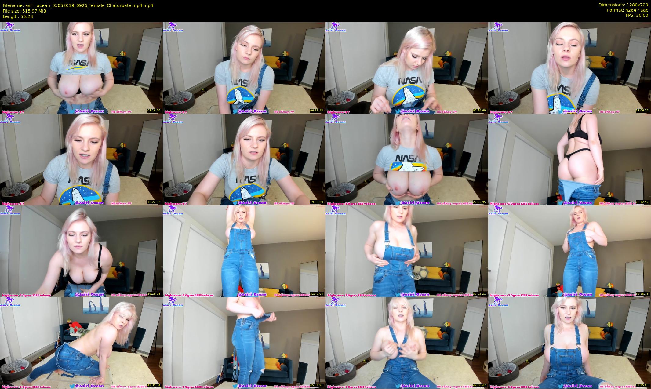 asiri_ocean — 56 minute Chaturbate female cam show recording, 720p, May 5, 2019