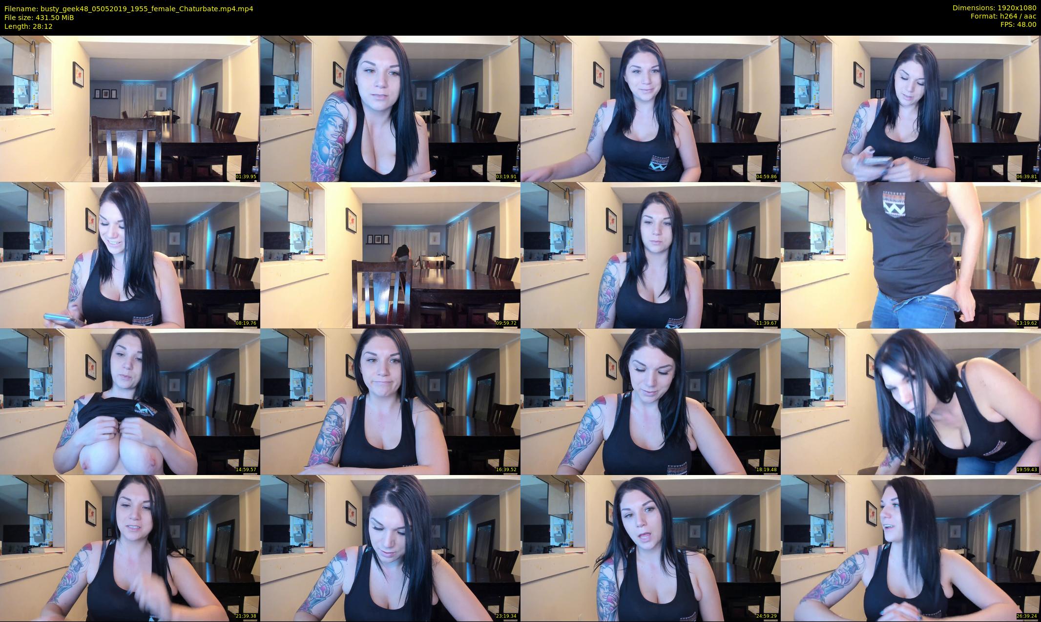 busty_geek48 — 29 minute Chaturbate female cam show recording, 1080p, May 5, 2019