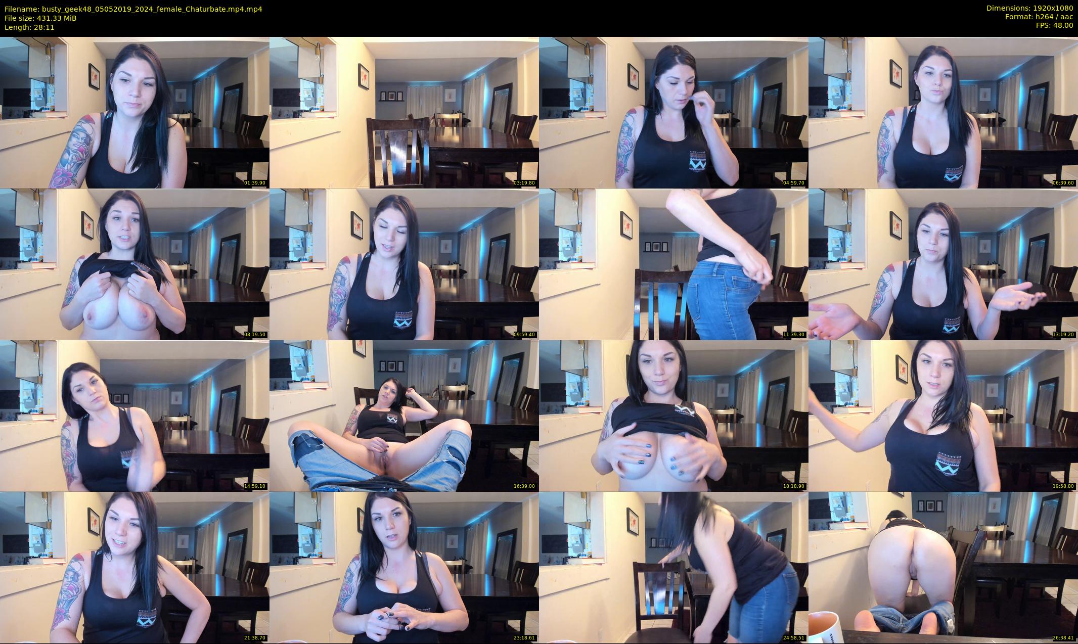 busty_geek48 — 29 minute Chaturbate female cam show recording, 1080p, May 5, 2019