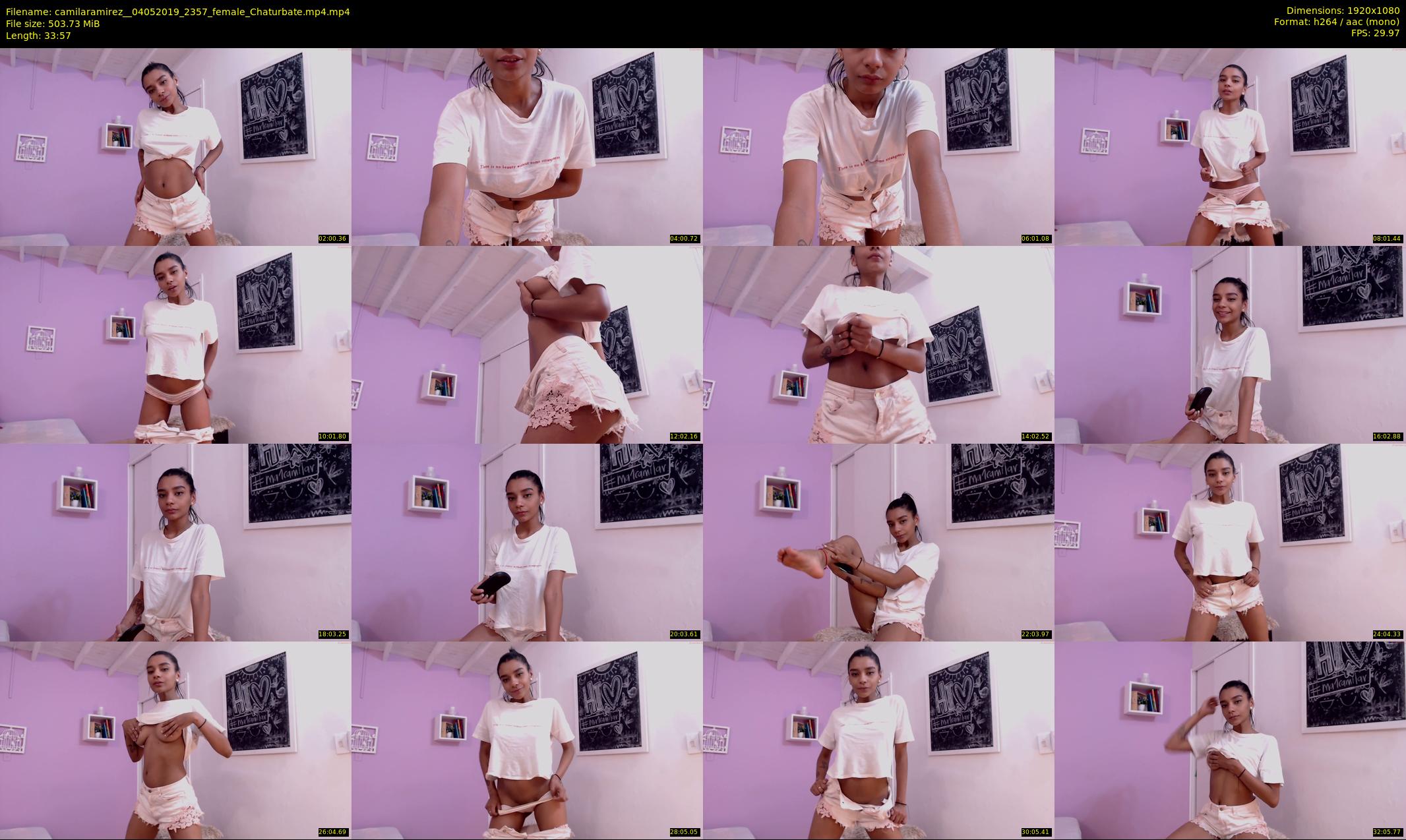 camilaramirez_ — 34 minute Chaturbate female cam show recording, 1080p, May 4, 2019