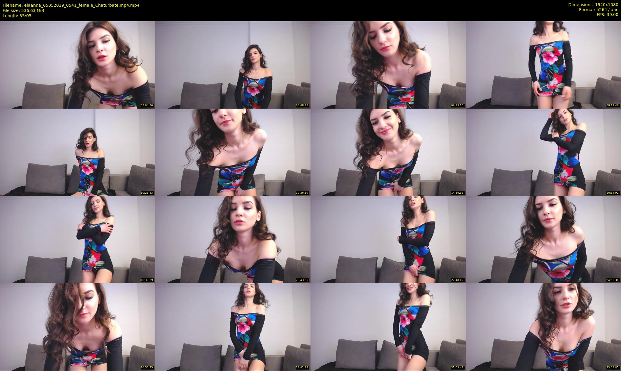 elaanna — 36 minute Chaturbate female cam show recording, 1080p, May 5, 2019