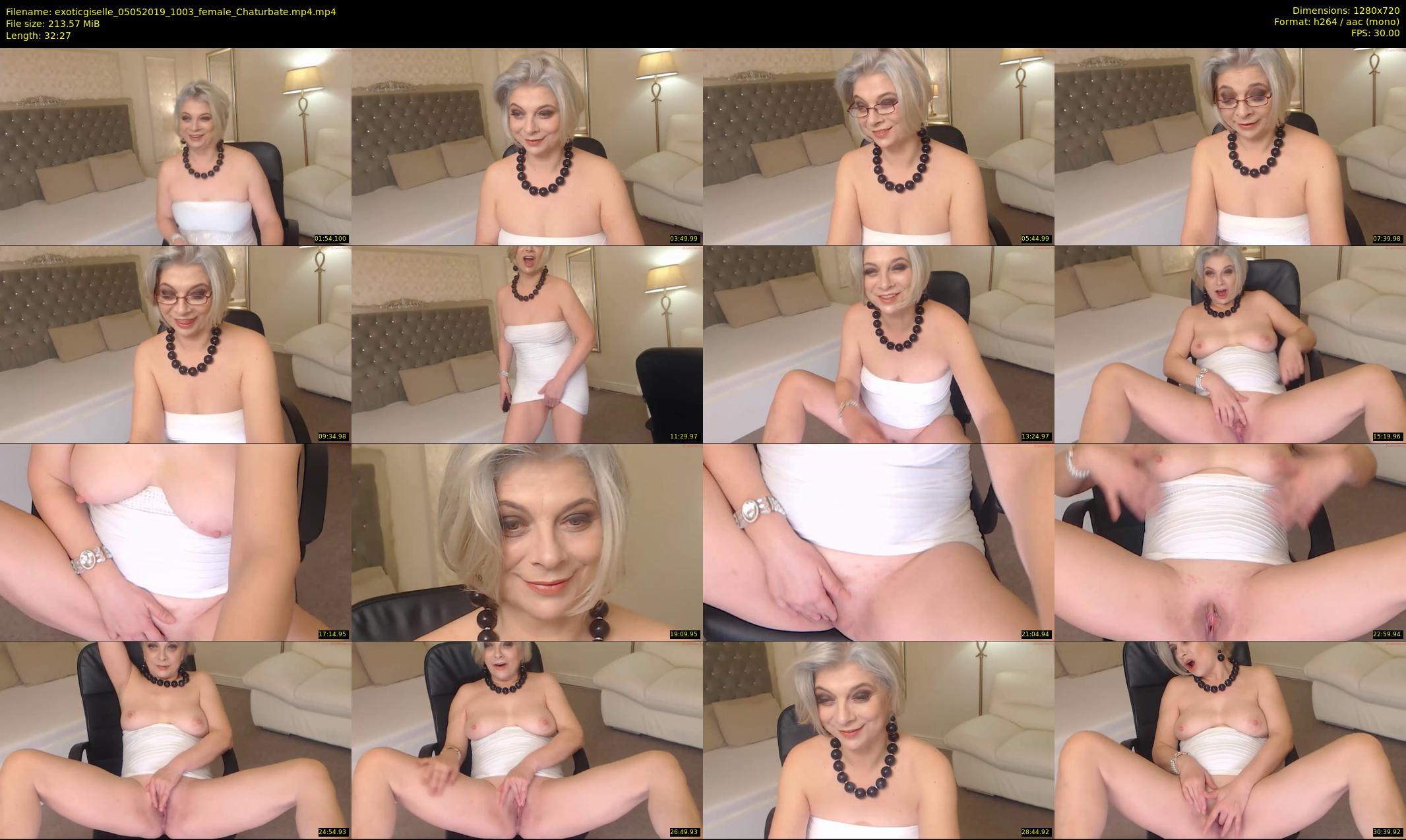 exoticgiselle — 33 minute Chaturbate female cam show recording, 720p, May 5, 2019