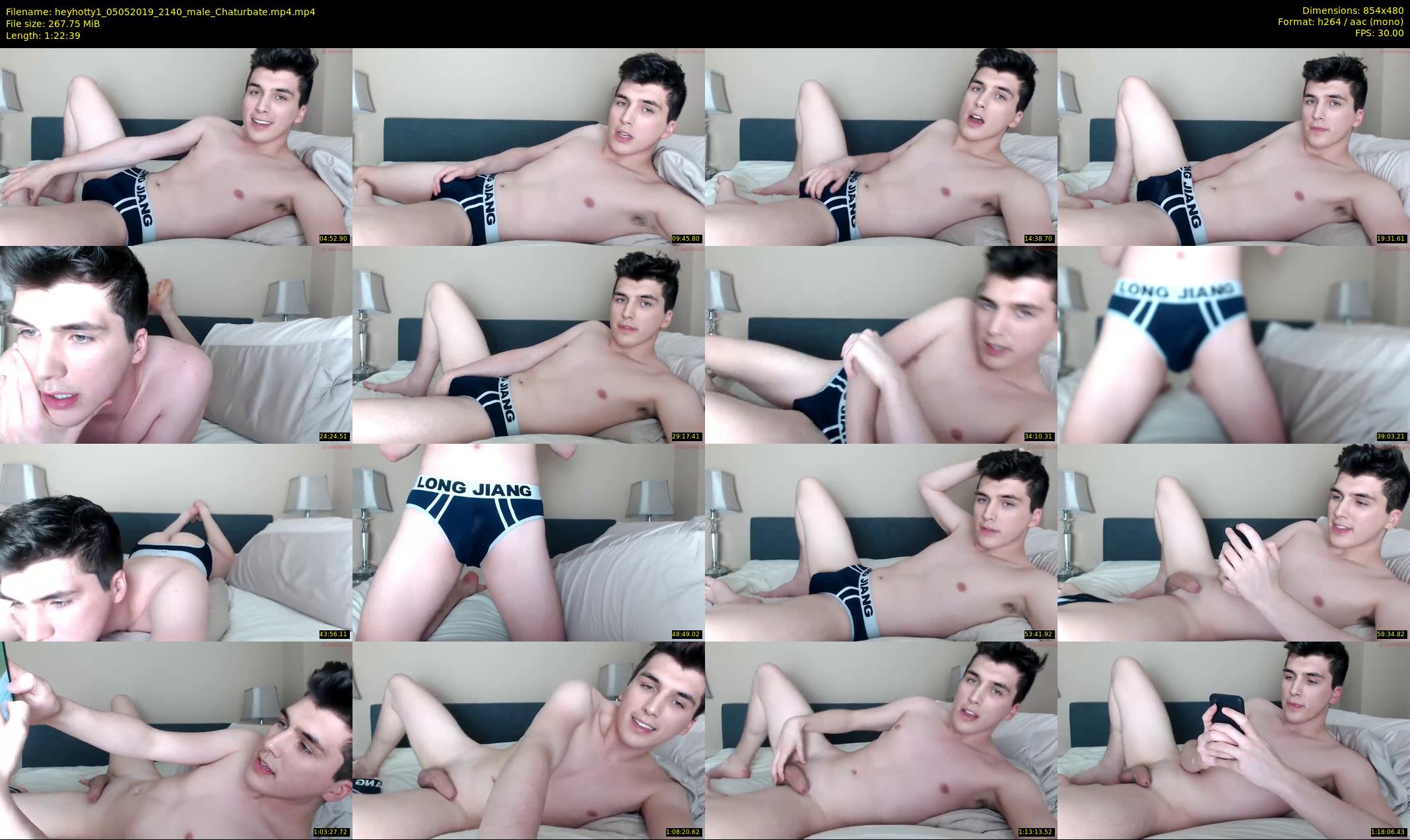 heyhotty1 — 83 minute Chaturbate male cam show recording, 480p, May 5, 2019