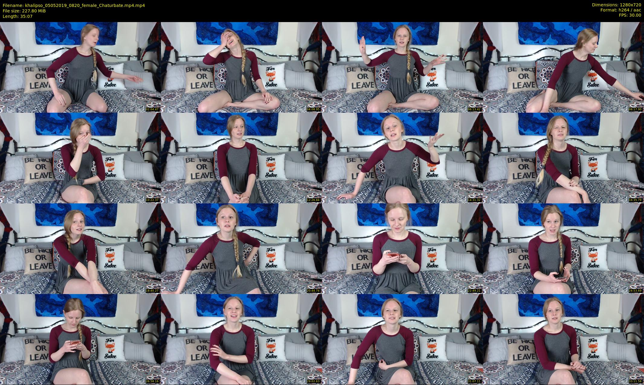 khalipso — 36 minute Chaturbate female cam show recording, 720p, May 5, 2019
