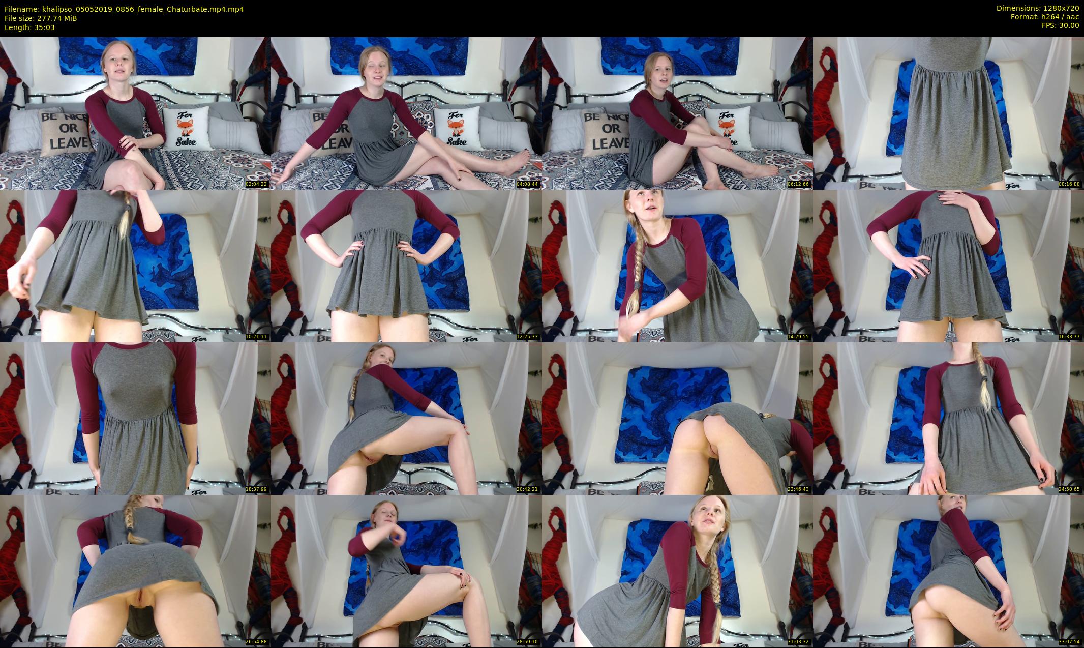 khalipso — 36 minute Chaturbate female cam show recording, 720p, May 5, 2019