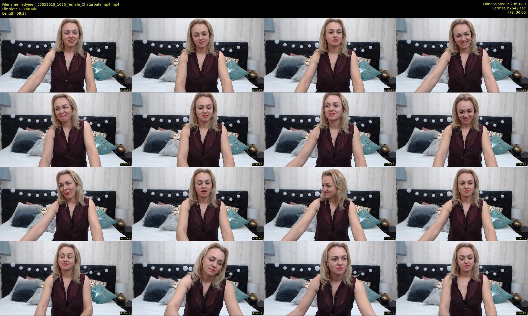ladyjeen — 9 minute Chaturbate female cam show recording, 1080p, May 5, 2019