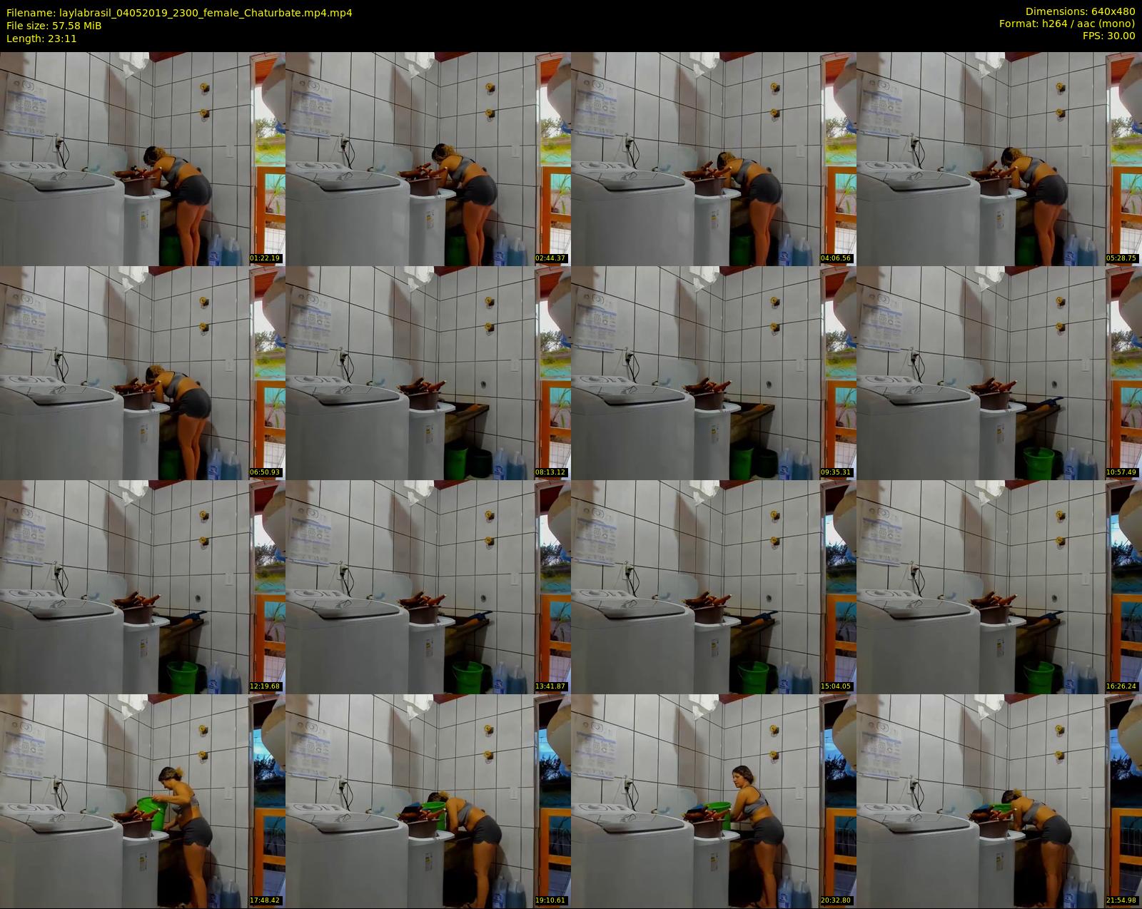 laylabrasil — 24 minute Chaturbate female cam show recording, 480p, May 4, 2019