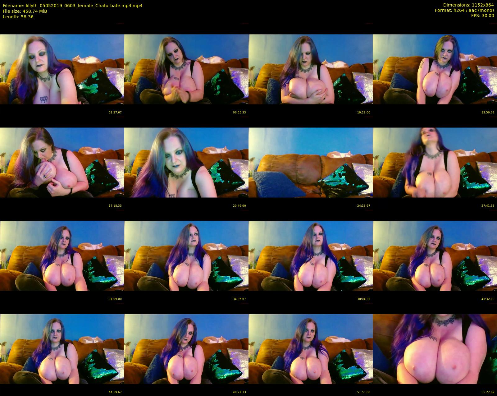 lillyth — 59 minute Chaturbate female cam show recording, 720p, May 5, 2019